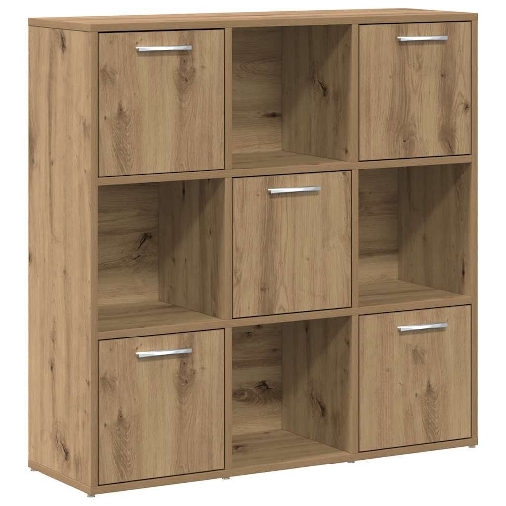 vidaXL Bücherregal Bücherregal Artisan-Eiche 90x28x90 cm günstig online kaufen