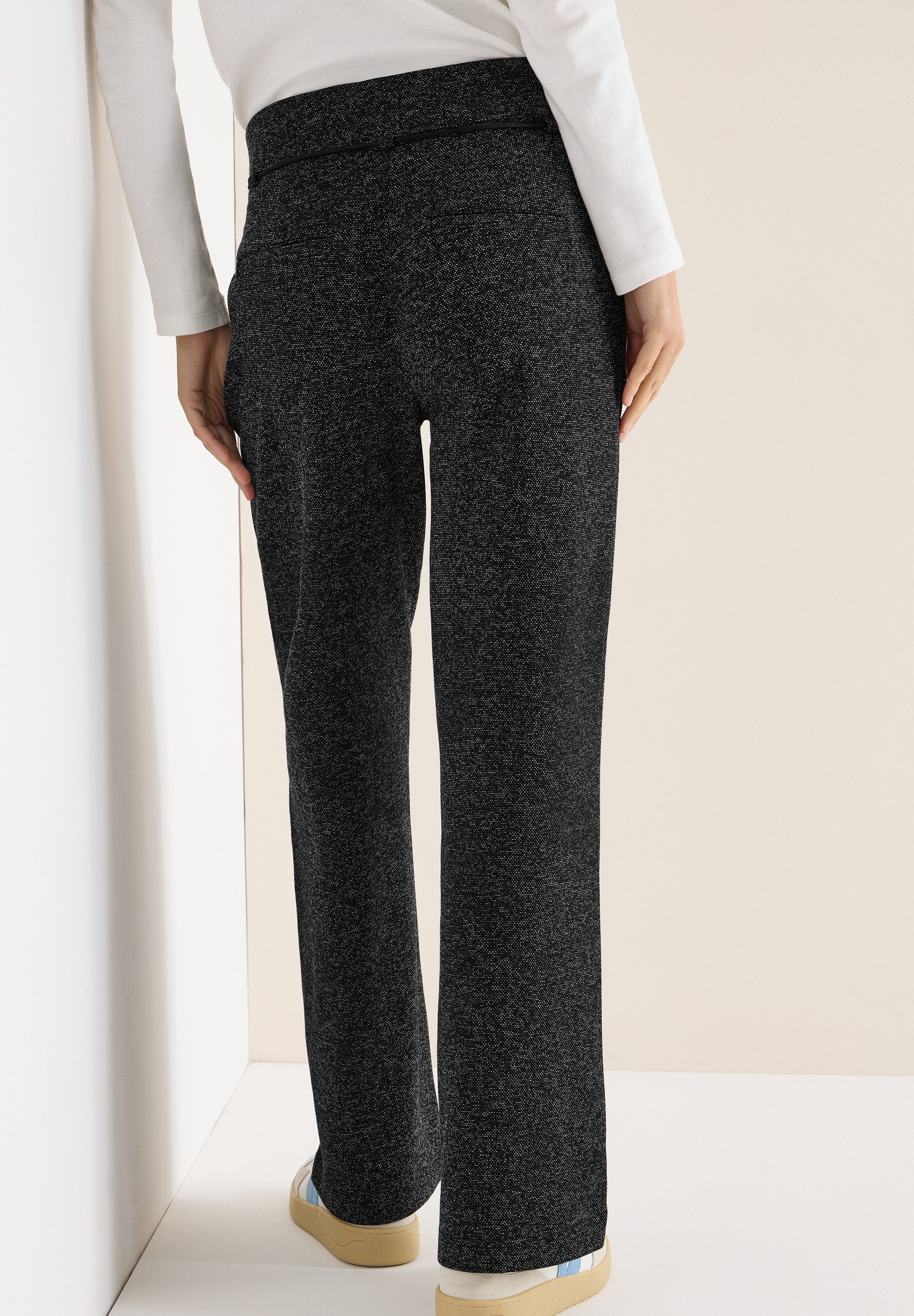 CECIL Schlupfhose Style NEELE in melierter Optik günstig online kaufen