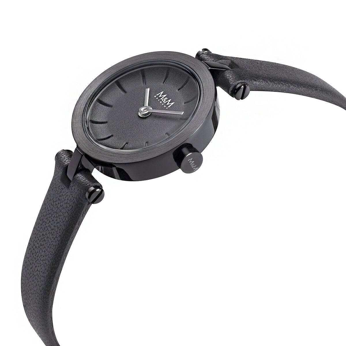 Quarzuhr Armbanduhr Damen Leder Mini Bowl, (1-tlg), Analoguhr rund mit Lederarmband, Designer Uhr, deutsche Manufaktur, inkl. edles Etui