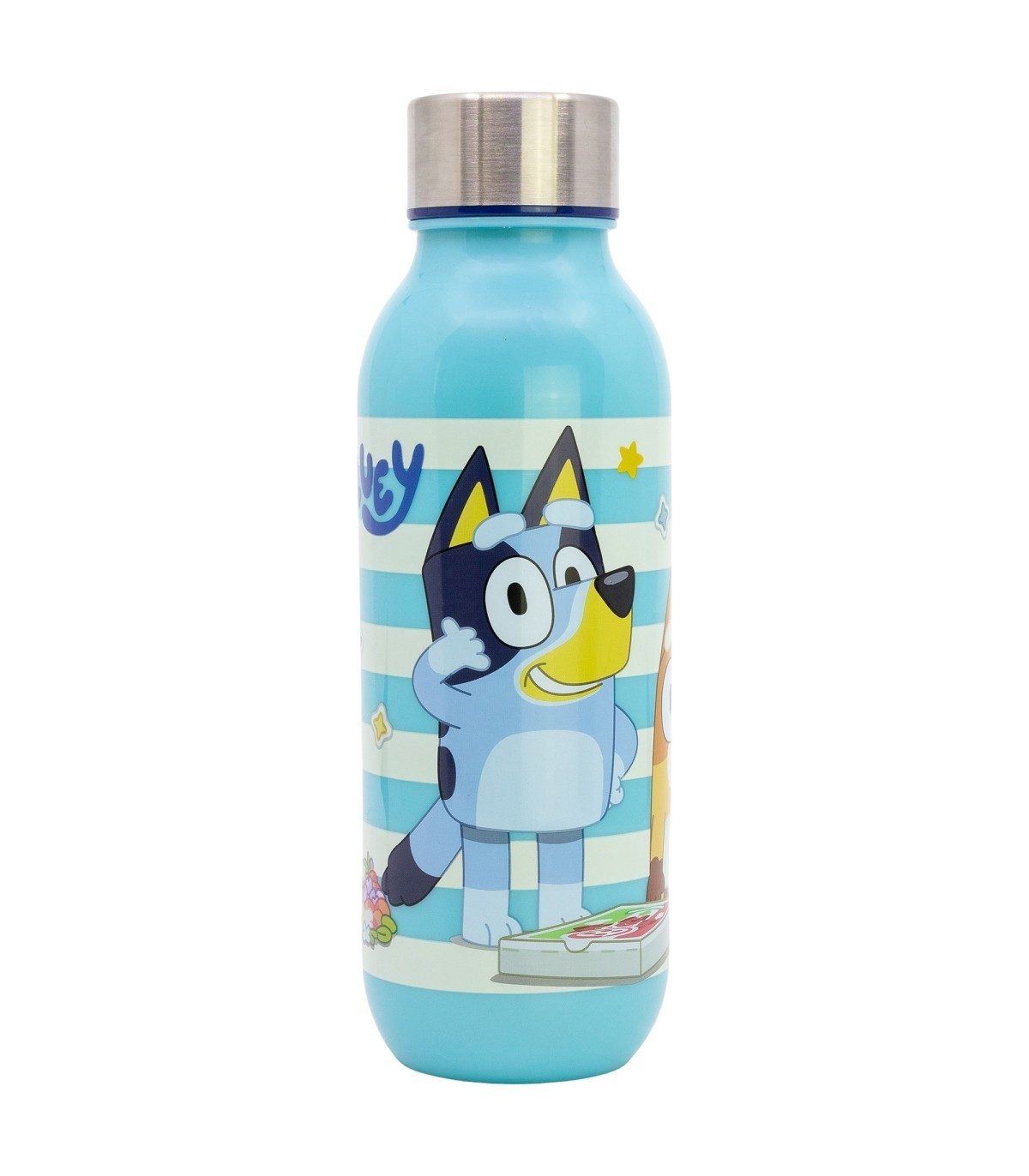 Bluey Trinkflasche Discovery 640 ml Kinder Wasserflasche mit Schraubdeckel