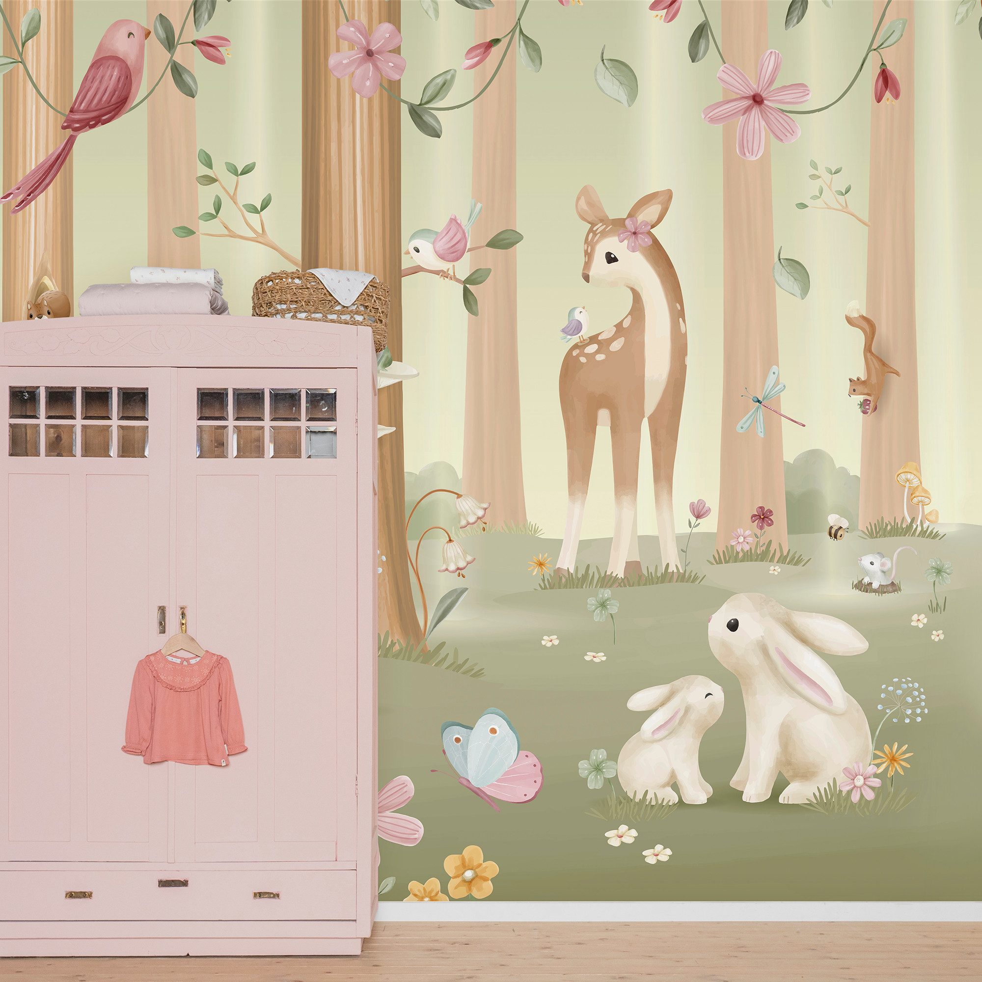 LITTLE DUTCH Vliestapete Fairy Garden, glatt, günstig online kaufen