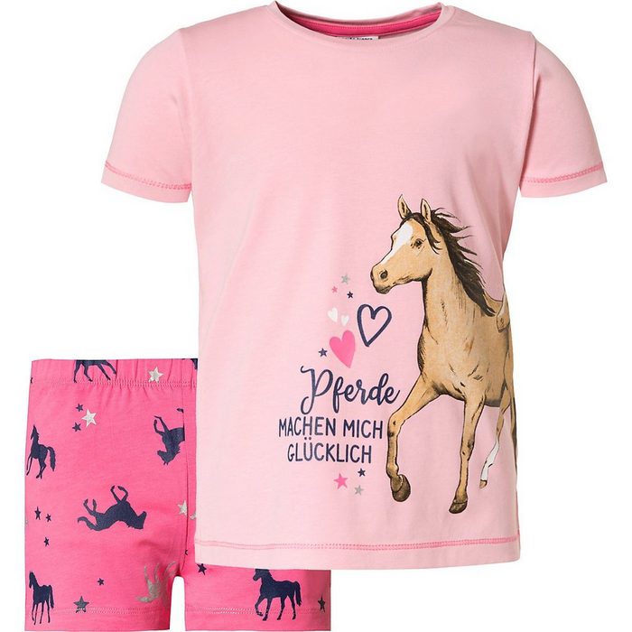 myToys COLLECTION Schlafanzug Schlafanzug HORSE für Mädchen Pferde von SALT AND