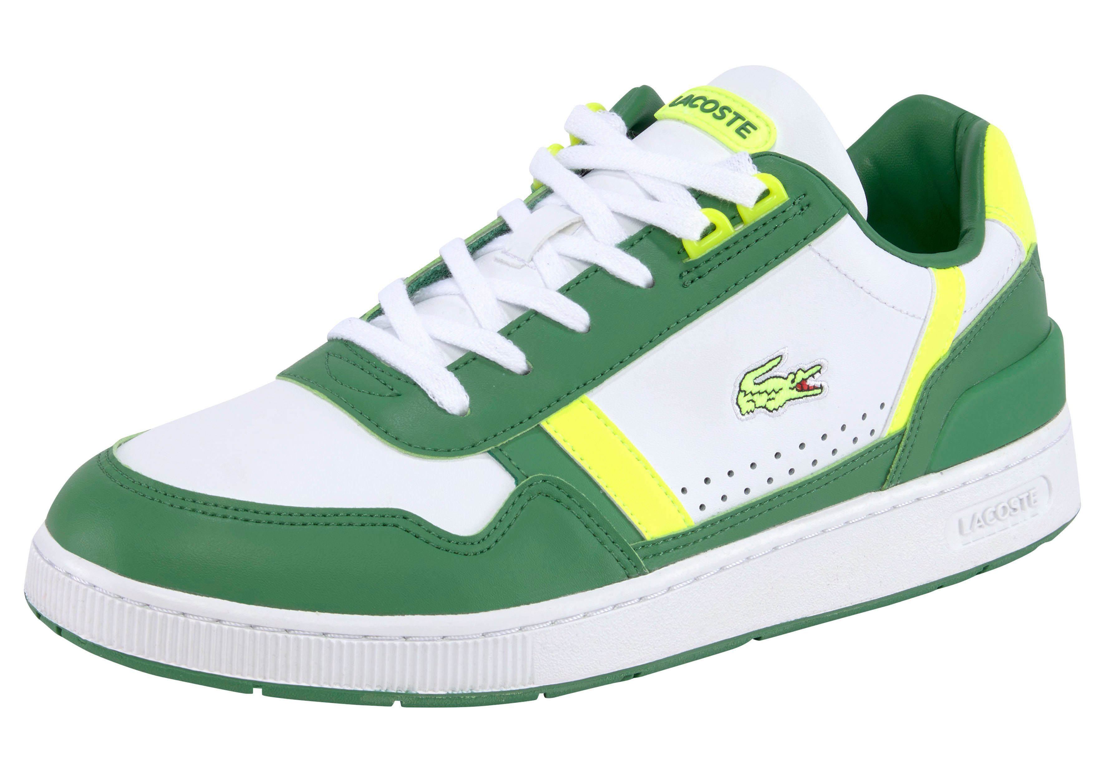 Lacoste T-CLIP Sneaker 4 SMA weiß-grün 123