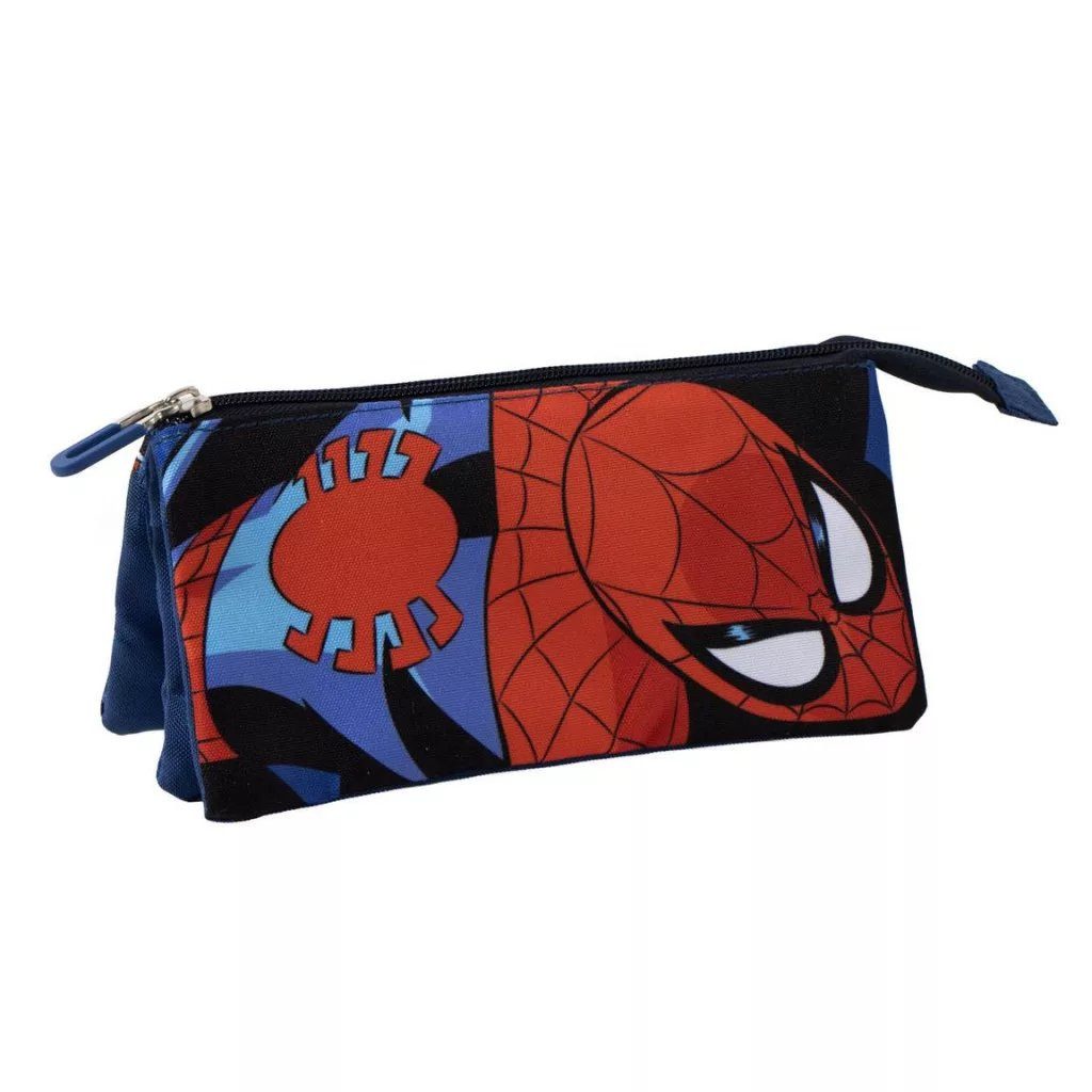 Spiderman Federmäppchen Spiderman Attack Federmäppchen mit 3 Fächern der Held aus New York