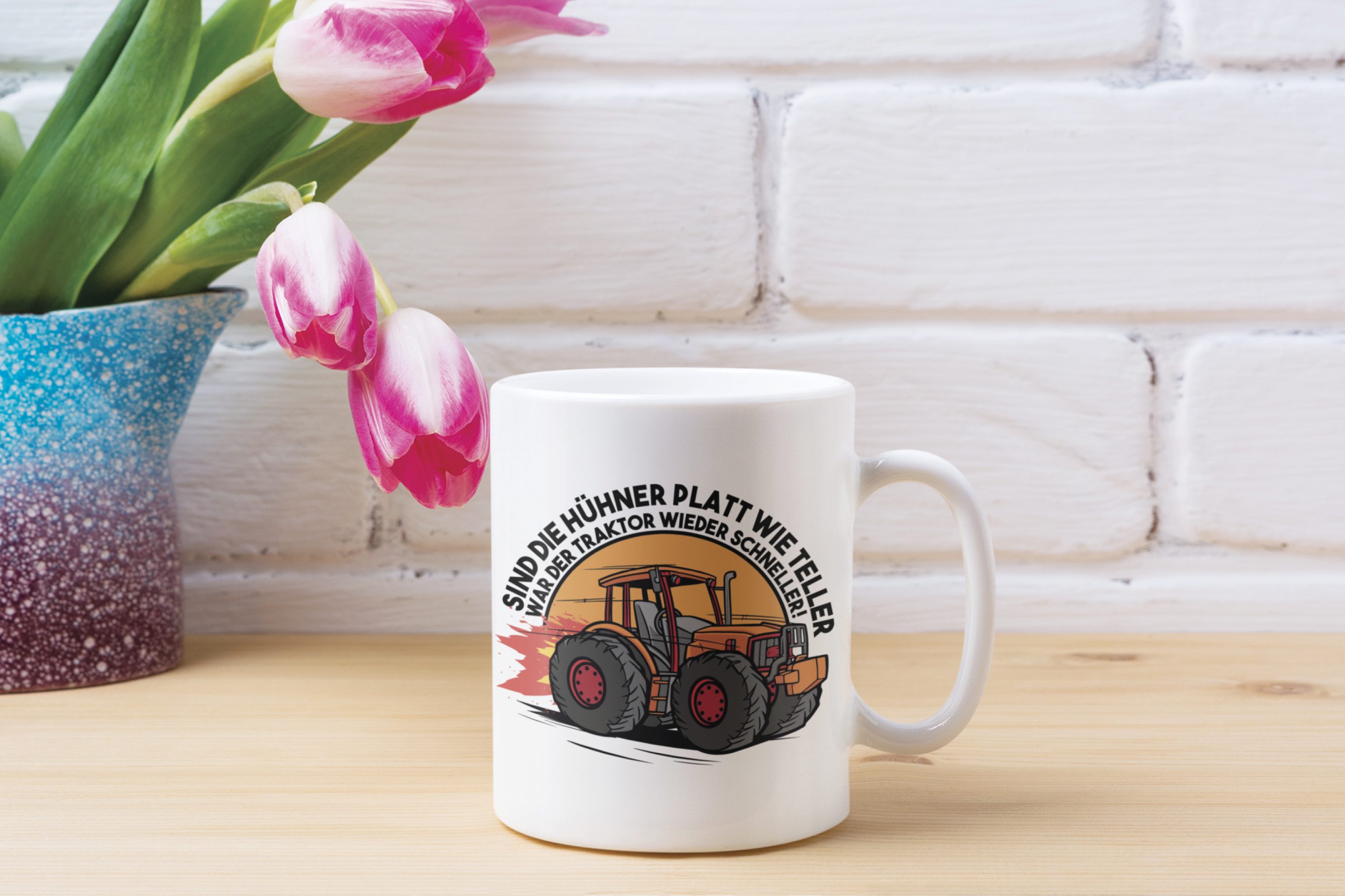 Youth Designz Tasse Traktor Farmer Kaffeetasse Geschenk, Keramik, mit lustigem Motiv