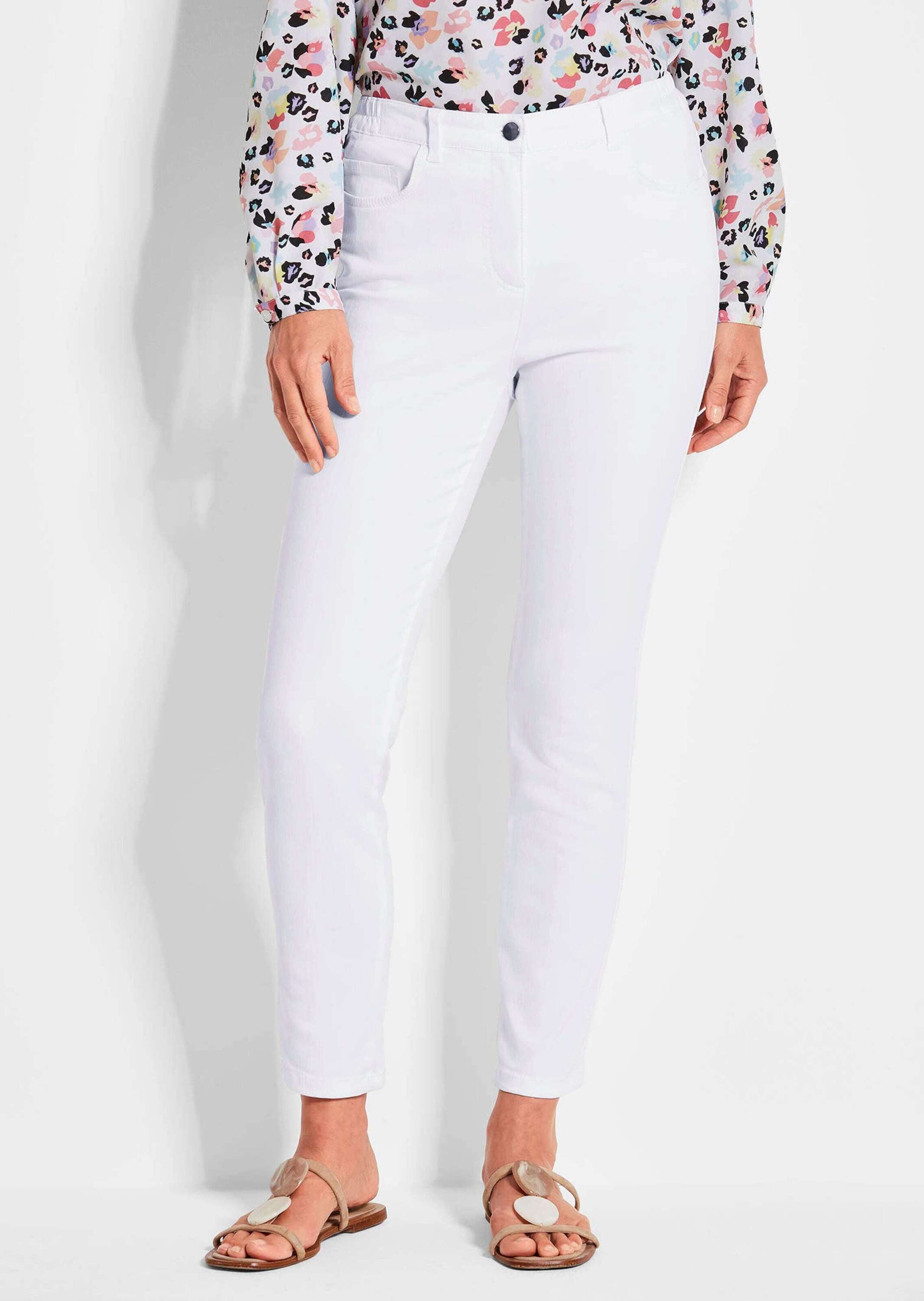 GOLDNER 7/8-Hose Slim Fit Jeans BELLA mit Dehnbund günstig online kaufen