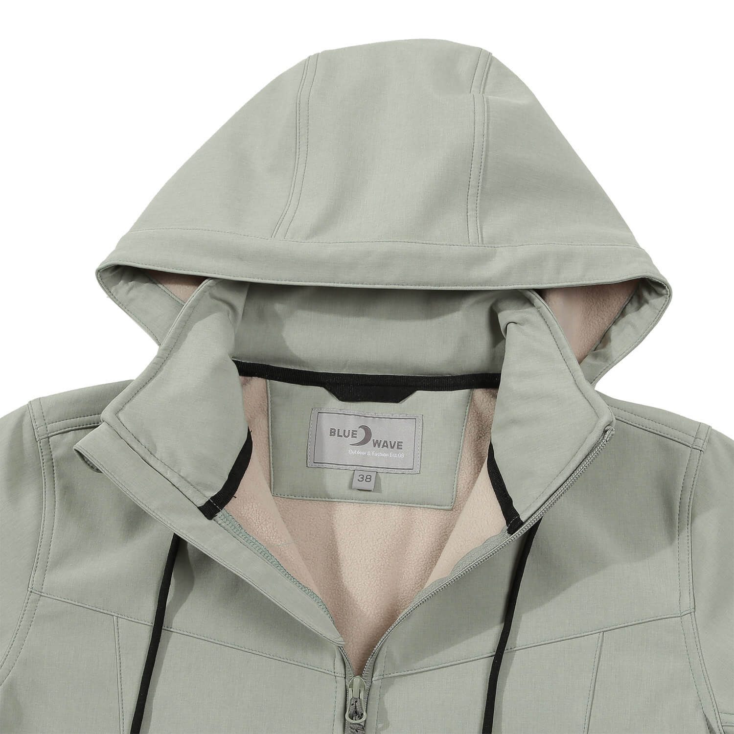 Blue Wave Softshellmantel Martje Damen Softshelljacke Martje mit Fleecefutter und abnehmbarer Kapuze