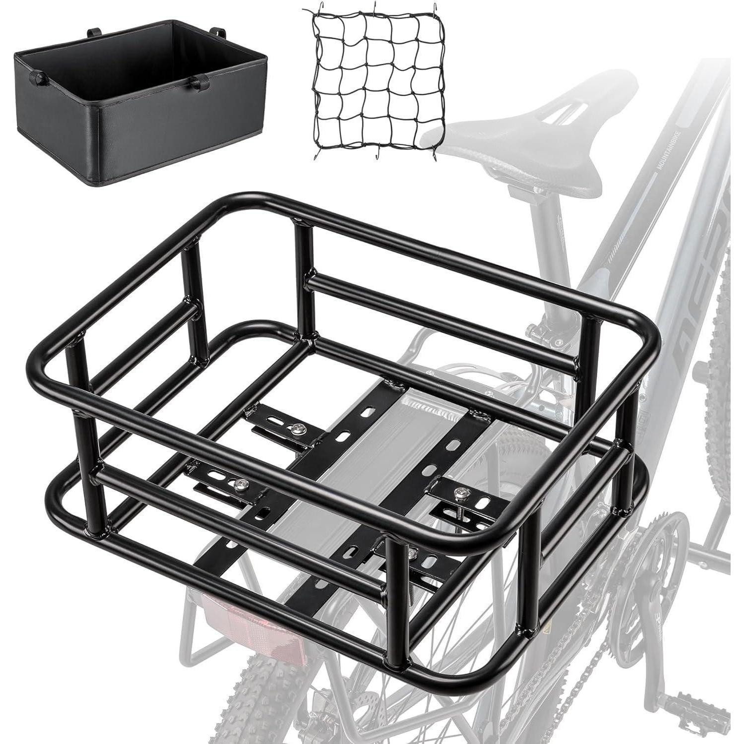 LuxusKollektion Fahrrad-Gepäckträger Fahrradkorb Hinten 30kg