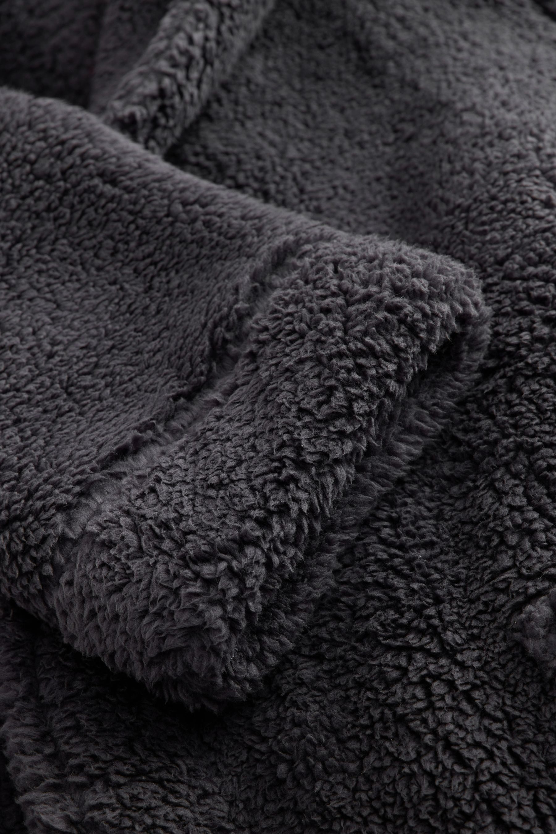 Next Herrenbademantel Borg-Morgenmantel, Polyester (recycelt), Polyester günstig online kaufen