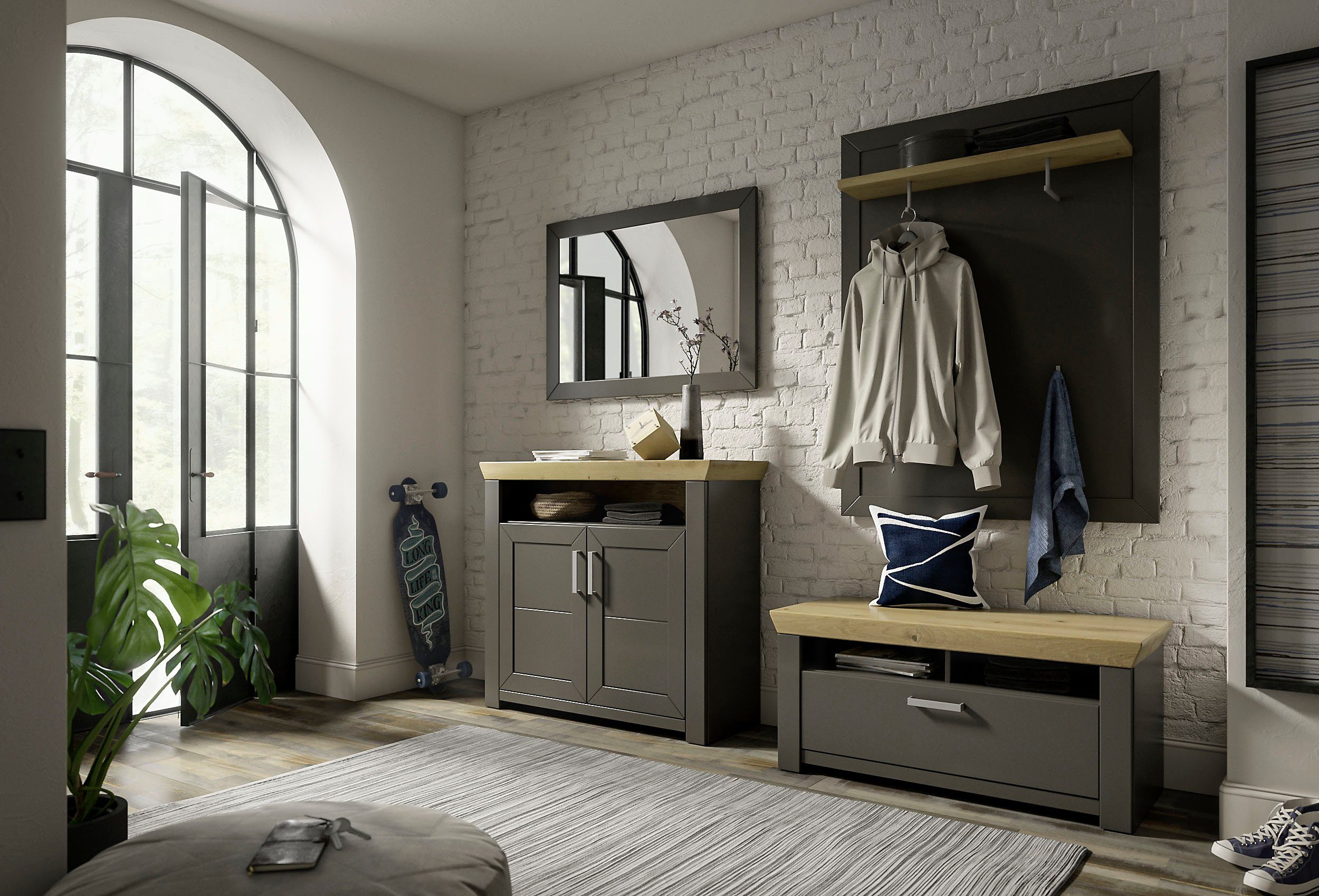 set one by Musterring Шкафы-Set GA York Kombi 56, (Set, 4-St), mit Шкафыpaneel und Spiegel