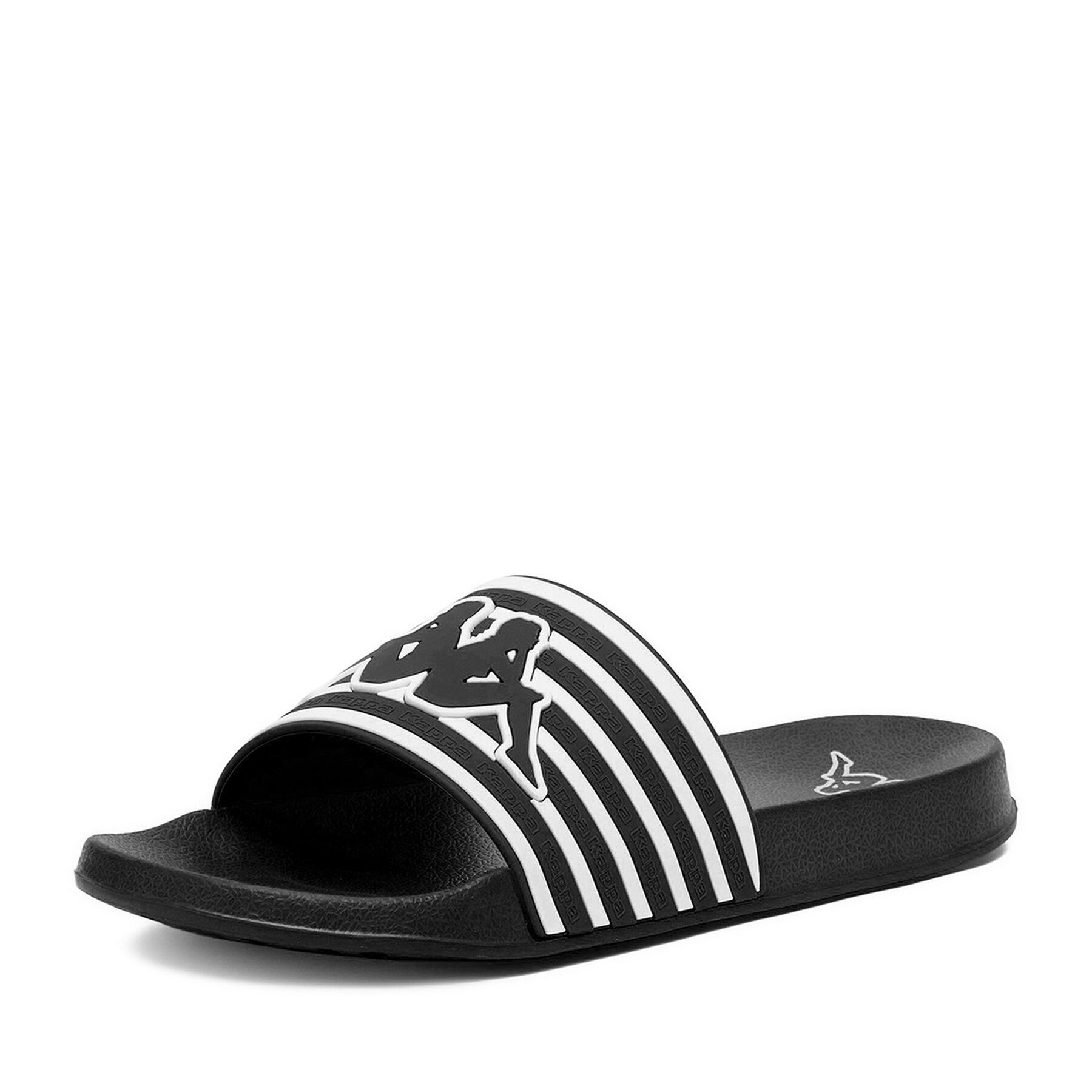 Kappa Kappa Herren-Flip-Flops, Schwarz Badepantolette