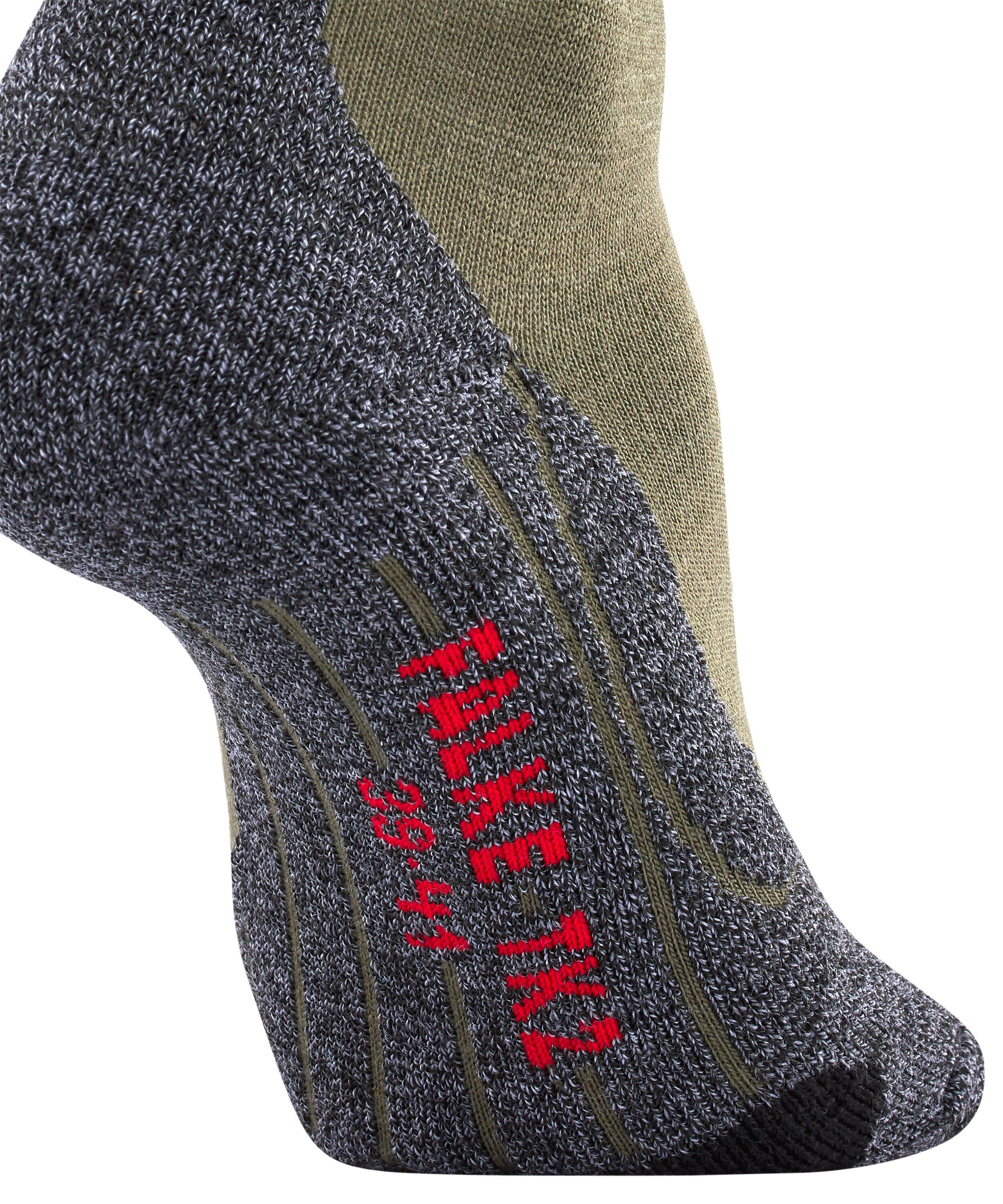 FALKE Mittelgebirge olive Hoher (1-Paar) Explore TK2 im Komfort (7830) Wandersocken