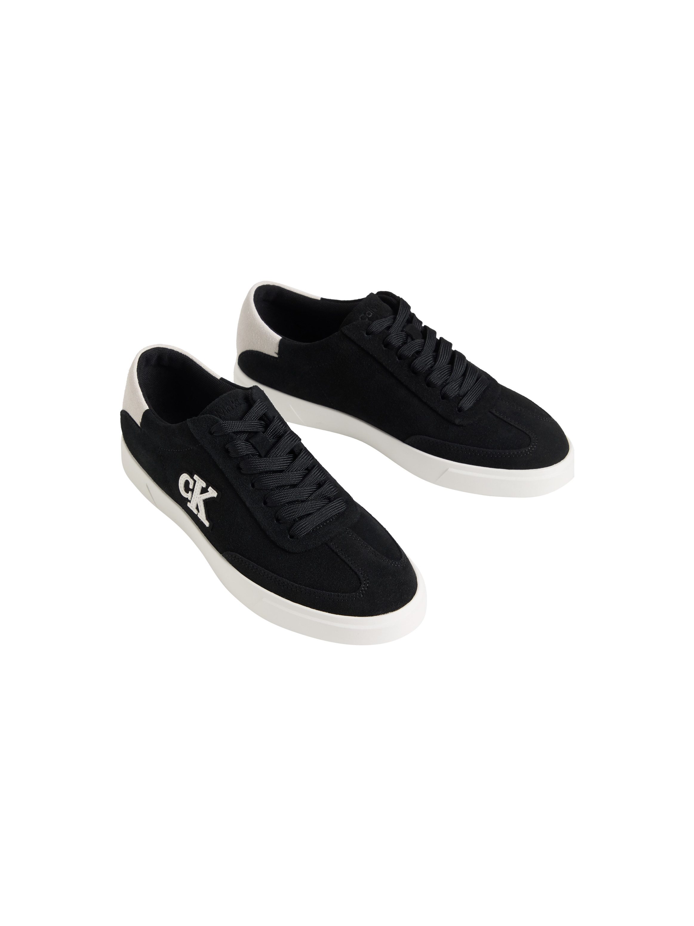 Calvin Klein LOW PRO CUPS WT SUEDE MG Plateausneaker Halbschuh, Schnürschuh, Freizeitsneaker mit seitlichem CK-Logo