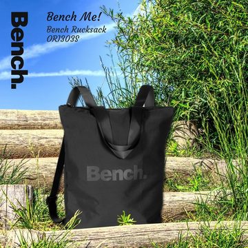 Bench. Henkeltasche ORI303X Bench Cityrucksack diverse Farben 30x40x13 (Cityrucksack), Cityrucksack, Henkeltasche Nylon, schwarz ca. 40cm hoch