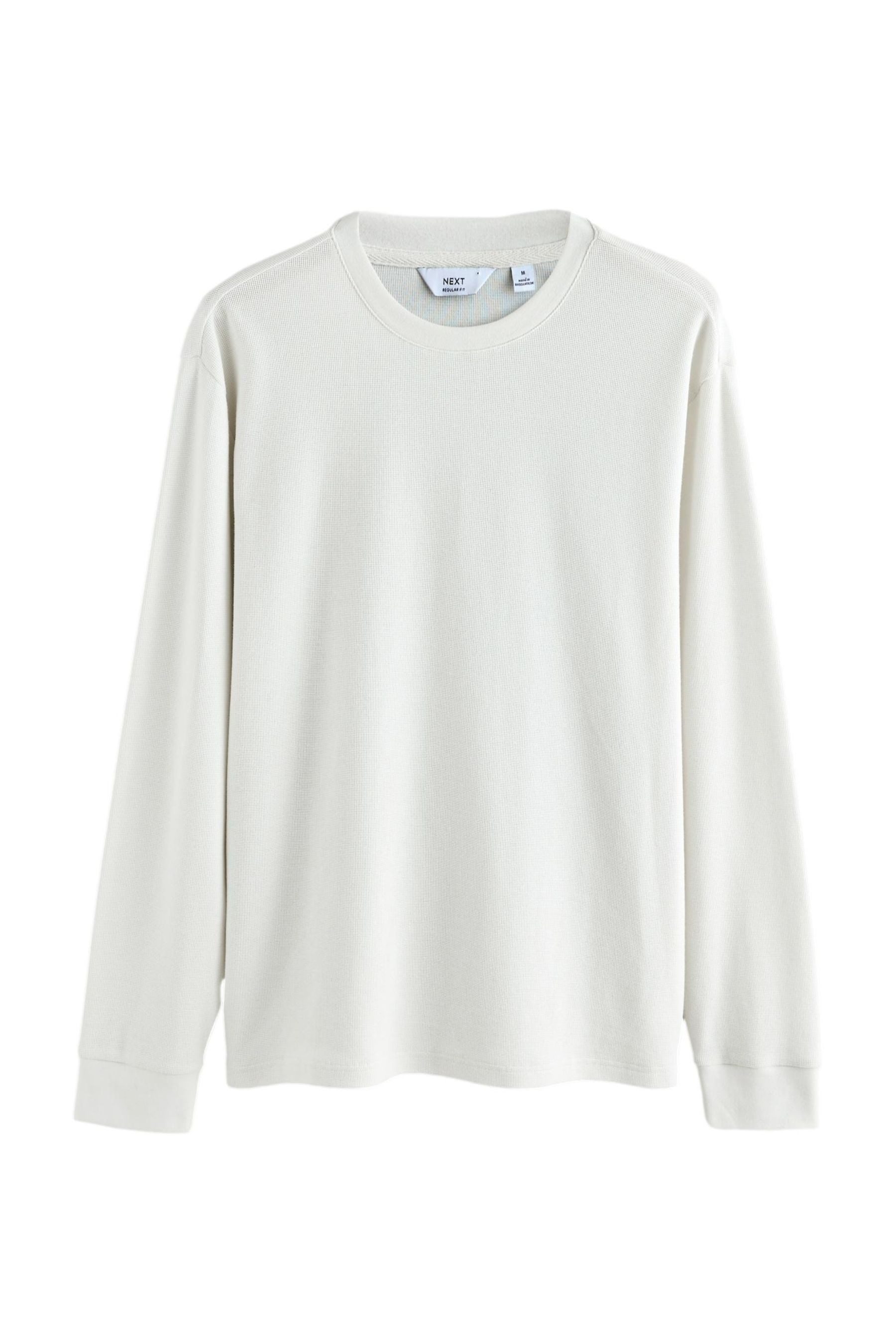 Next Langarmshirt Langärmeliges Hemd mit Micro-Waffelstruktur günstig online kaufen