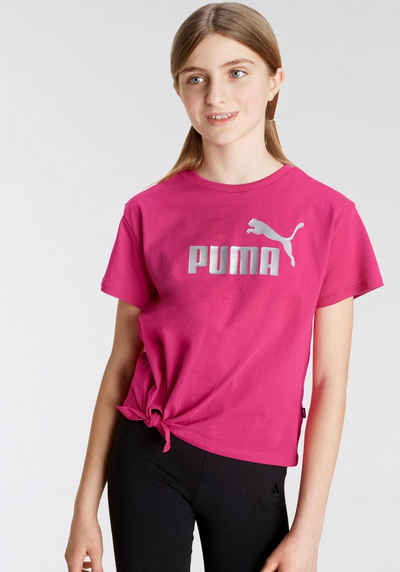 PUMA T-Shirt ESS+ Logo Knotted Tee G