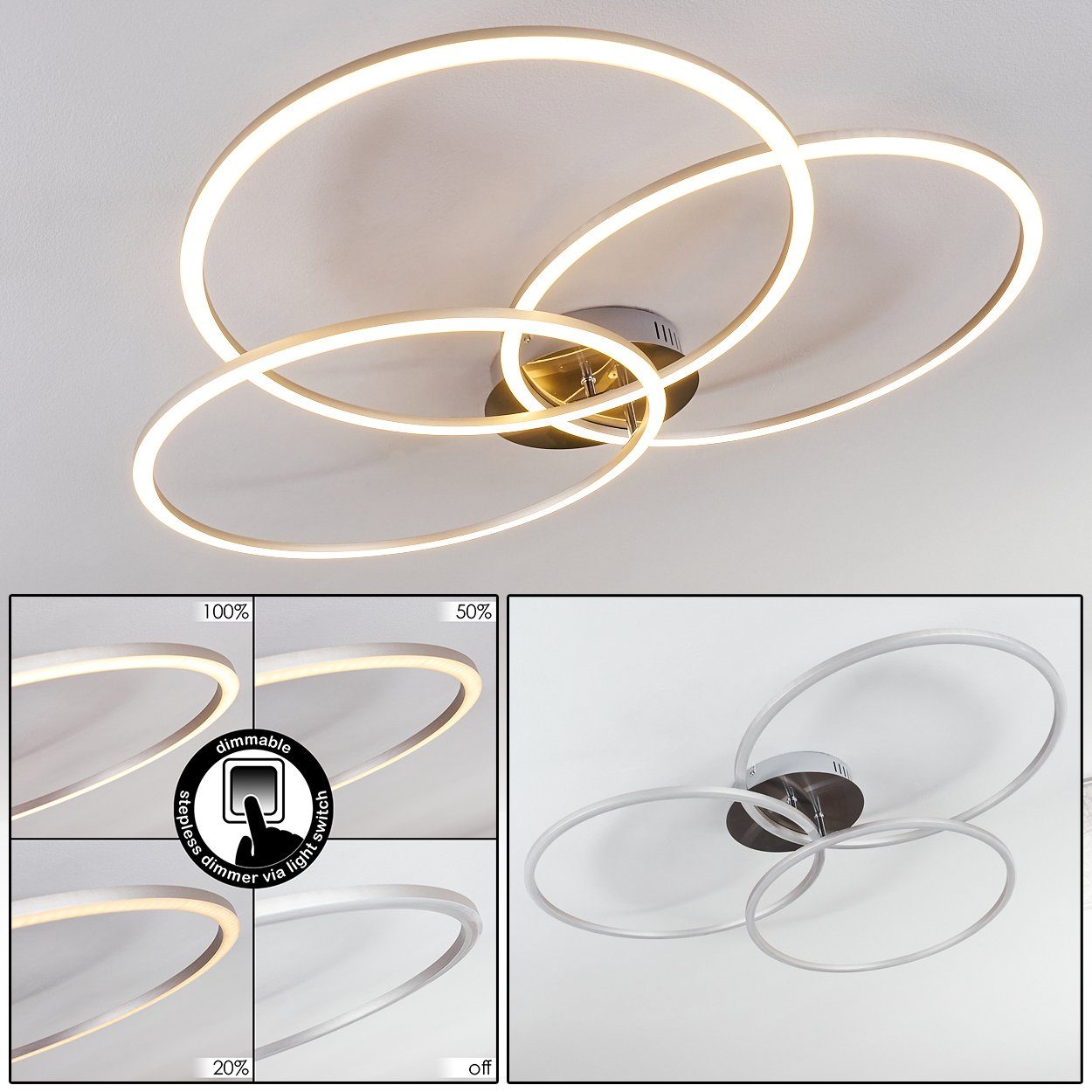 hofstein Deckenleuchte »Sini« moderne Deckenlampe aus günstig online kaufen