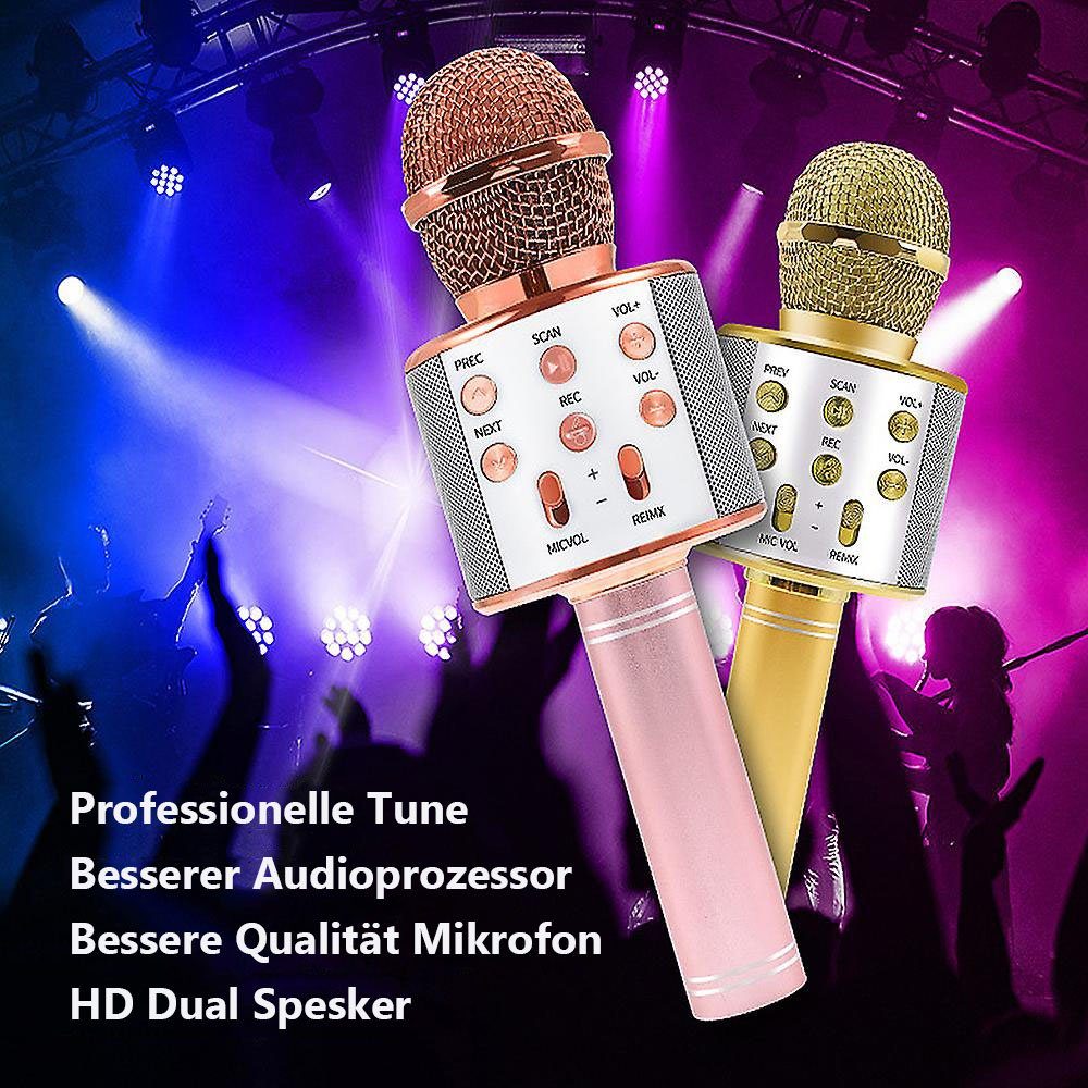 Mikrofon, MOUTEN Roségoldenes Home-Entertainment Bluetooth-Lautsprecher