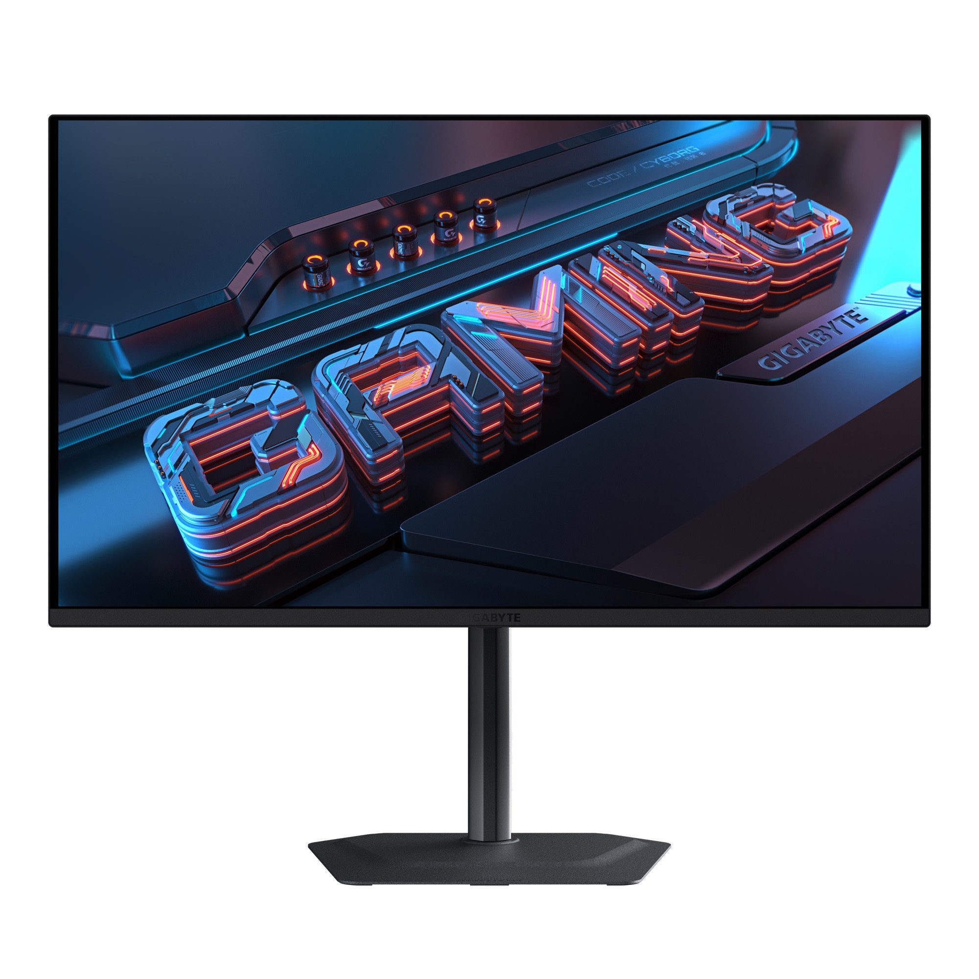 Gigabyte MO32U Gaming-Monitor (80 cm/32 ", 3840 x 2160 px, UHD, 0,03 ms Reaktionszeit, 165 Hz, dreh-, neig-,schwenk-, höhenverstellbar, Lautsprecher)