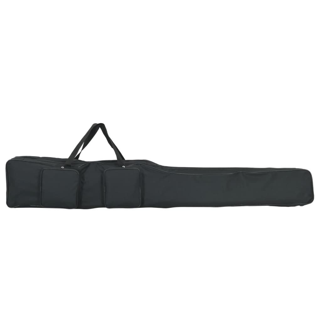 Angelrutentasche Angelrutentasche Schwarz 150 cm Oxford-Gewebe
