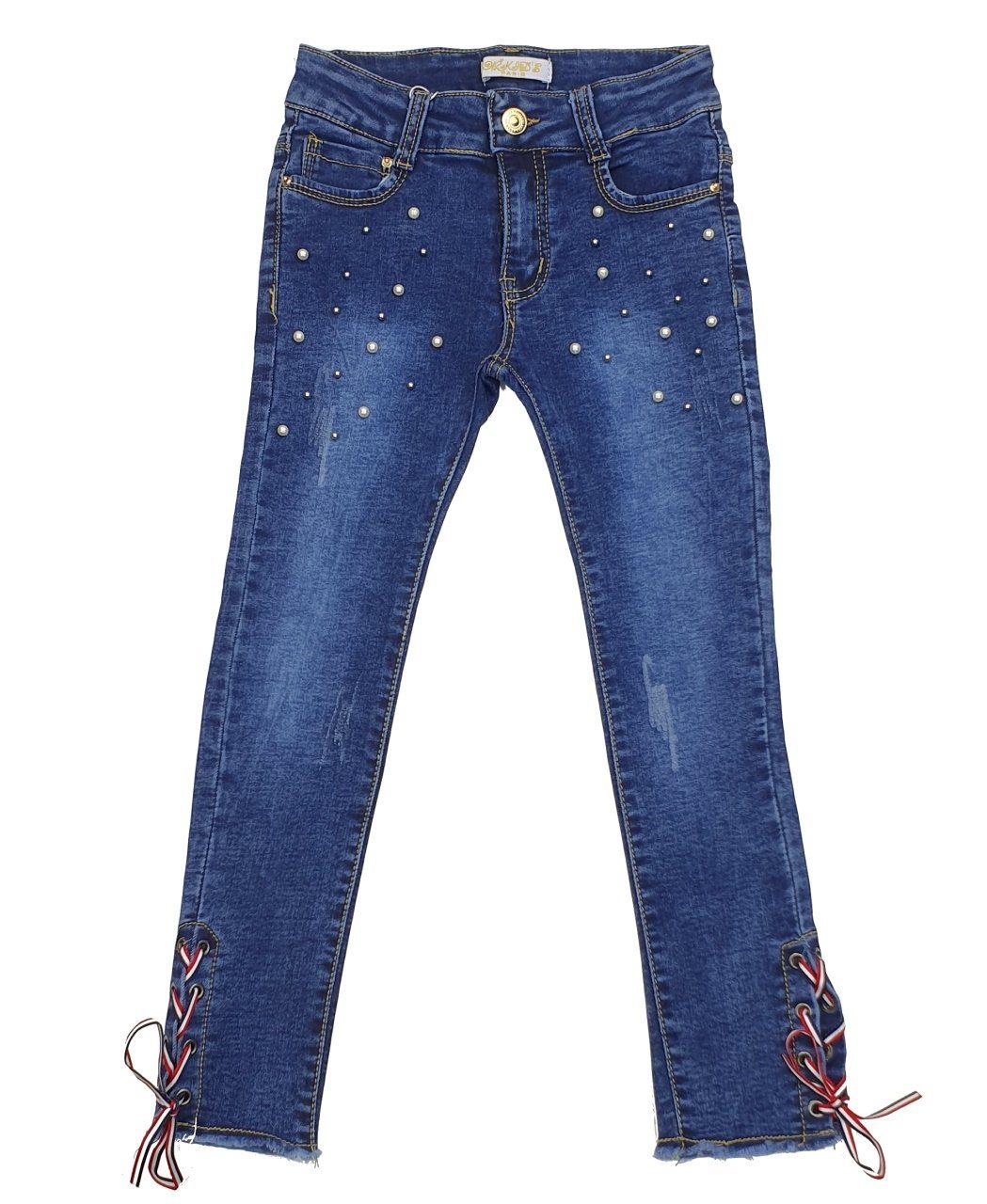 Slim-fit-Jeans Mädchen Jeans Hose Stretch M20