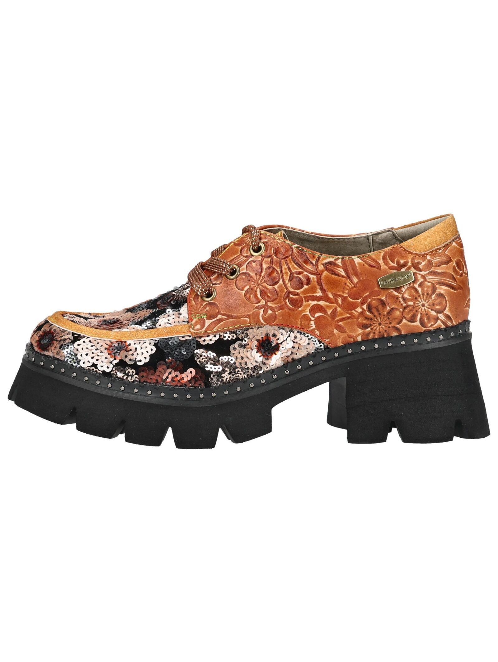 LAURA VITA LAURA VITA Halbschuhe Leder/Textil Schnürschuh