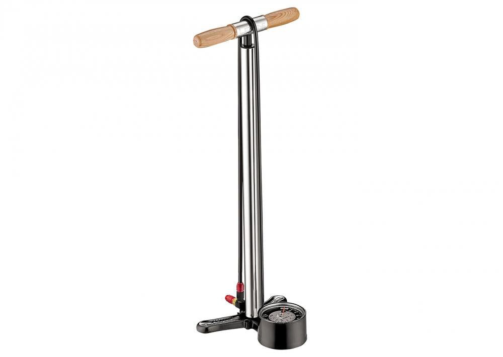 Lezyne Fahrradpumpe LEZYNE, Pumpen, High End Standpumpe, ALLOY FLOOR DRIVE, silber glänzen
