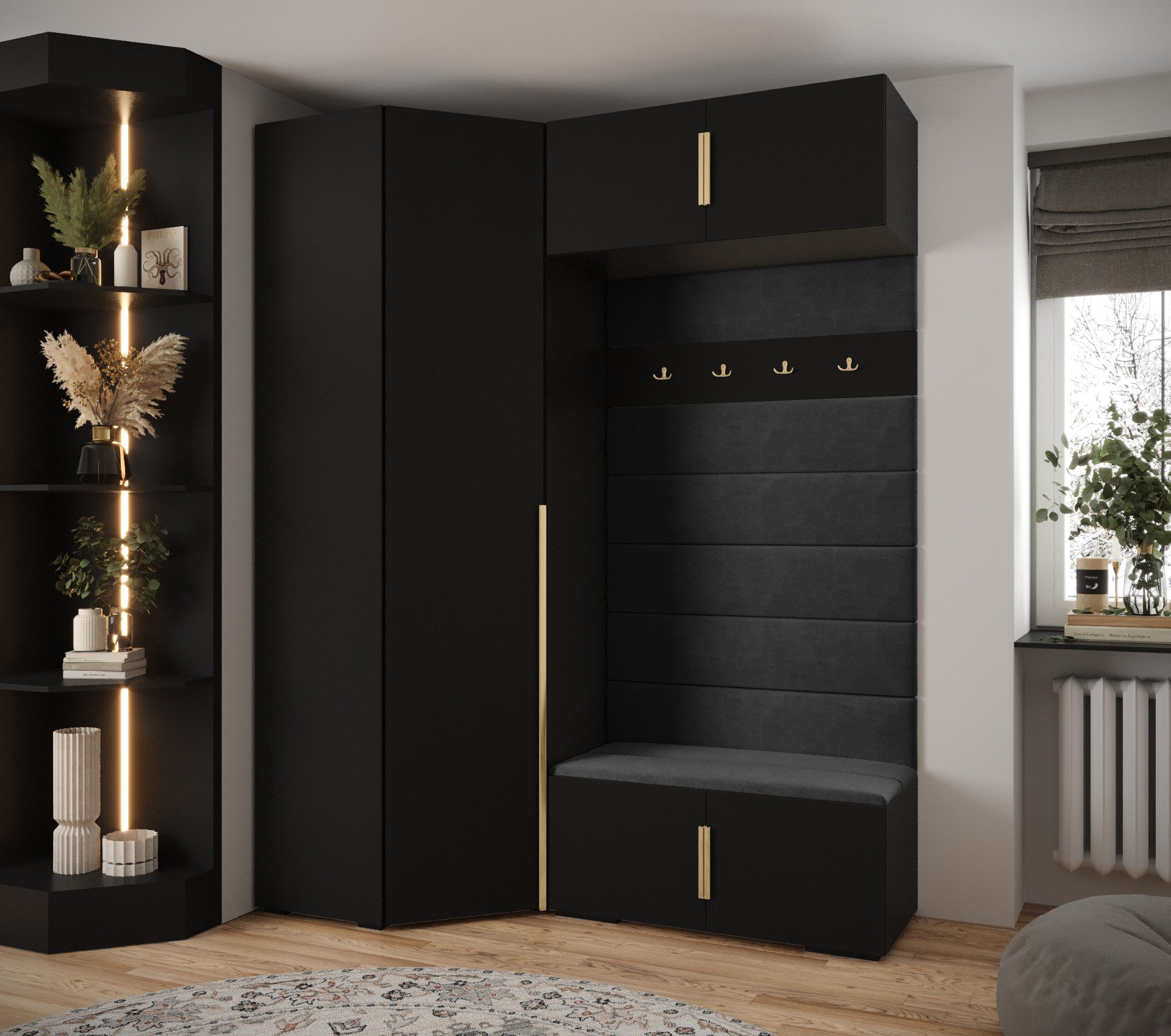 ABIKS MÖBEL Kompaktgarderobe INOVA 1 SATZ günstig online kaufen