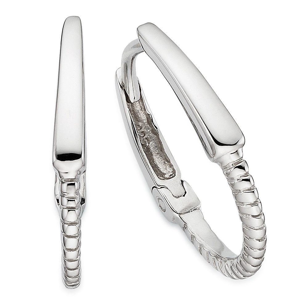 Paar Creolen Schmuck Geschenk Silbercreolen