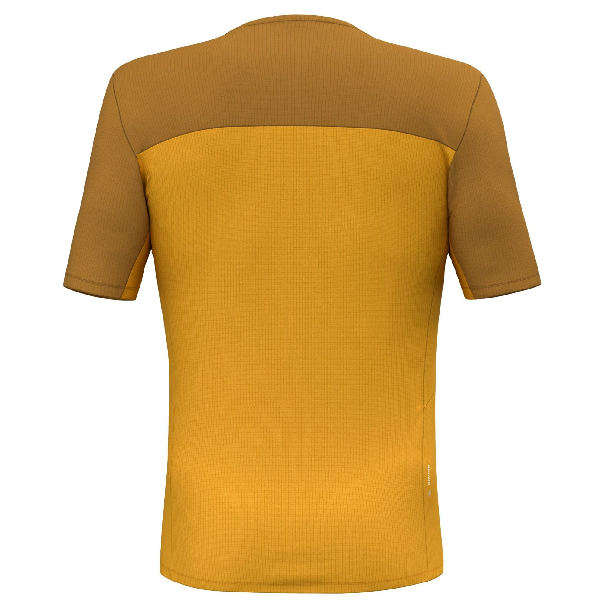 Salewa T-Shirt Sporty Puez T-shirt Dryton M Salewa Herren Gold