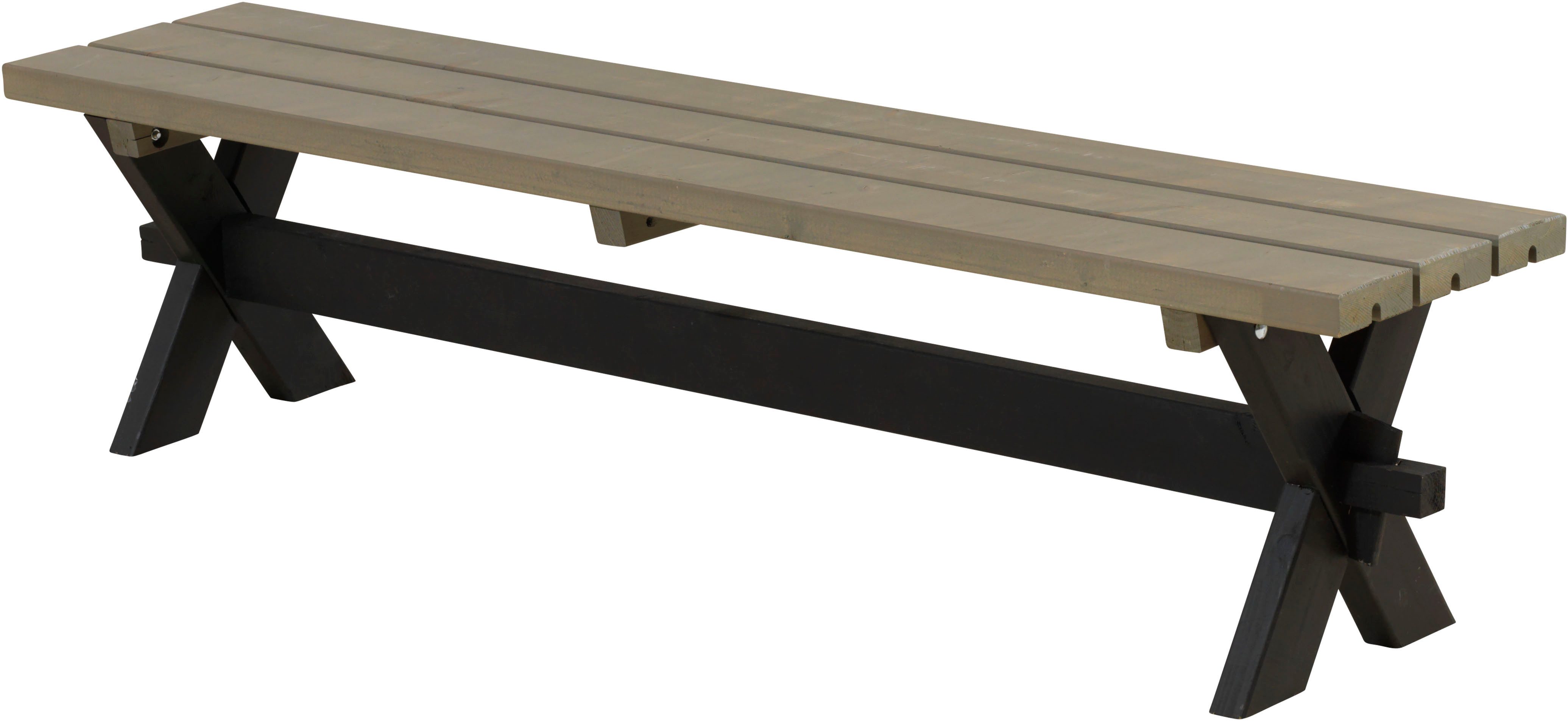 PLUS Sitzbank Nostalgi Plankenbank (1-St), 177x38x44 cm