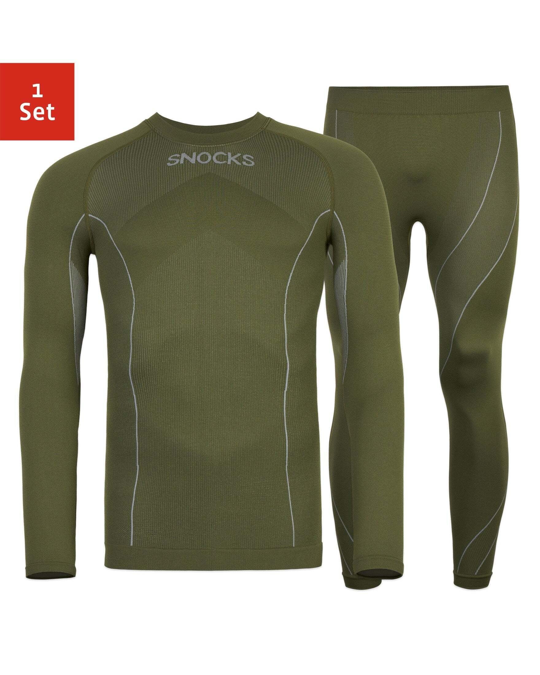 SNOCKS Thermounterhemd Thermounterwäsche mit Daumenloch für günstig online kaufen