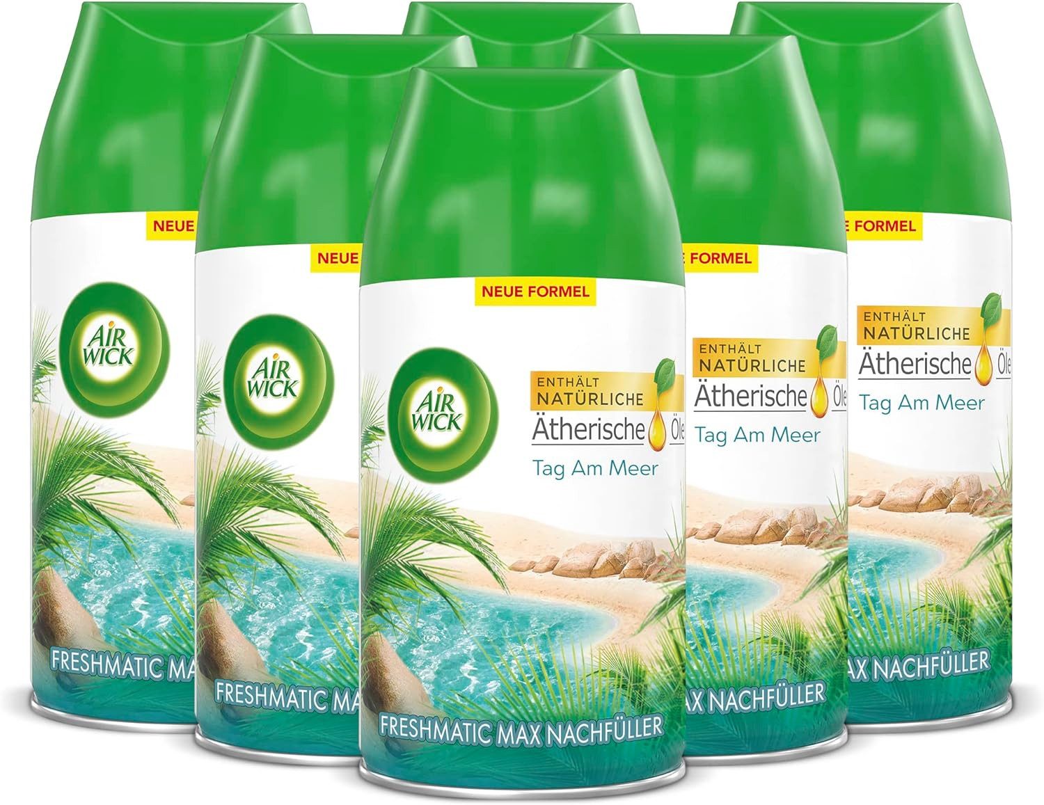 Raumduft Freshmatic Max Nachfüller Tag am Meer 6 x 250ml