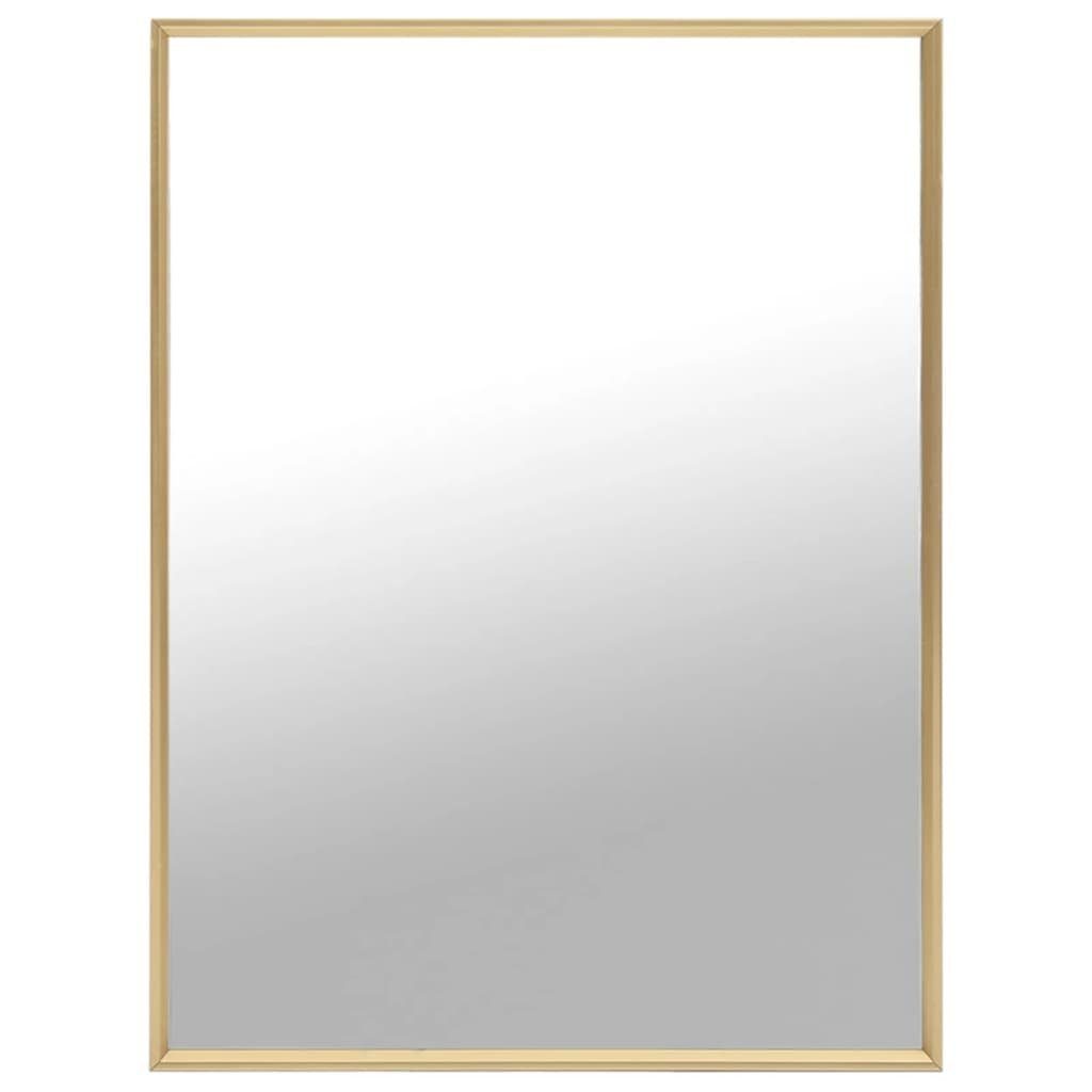 furnicato Wandspiegel Spiegel Golden 80x60 cm