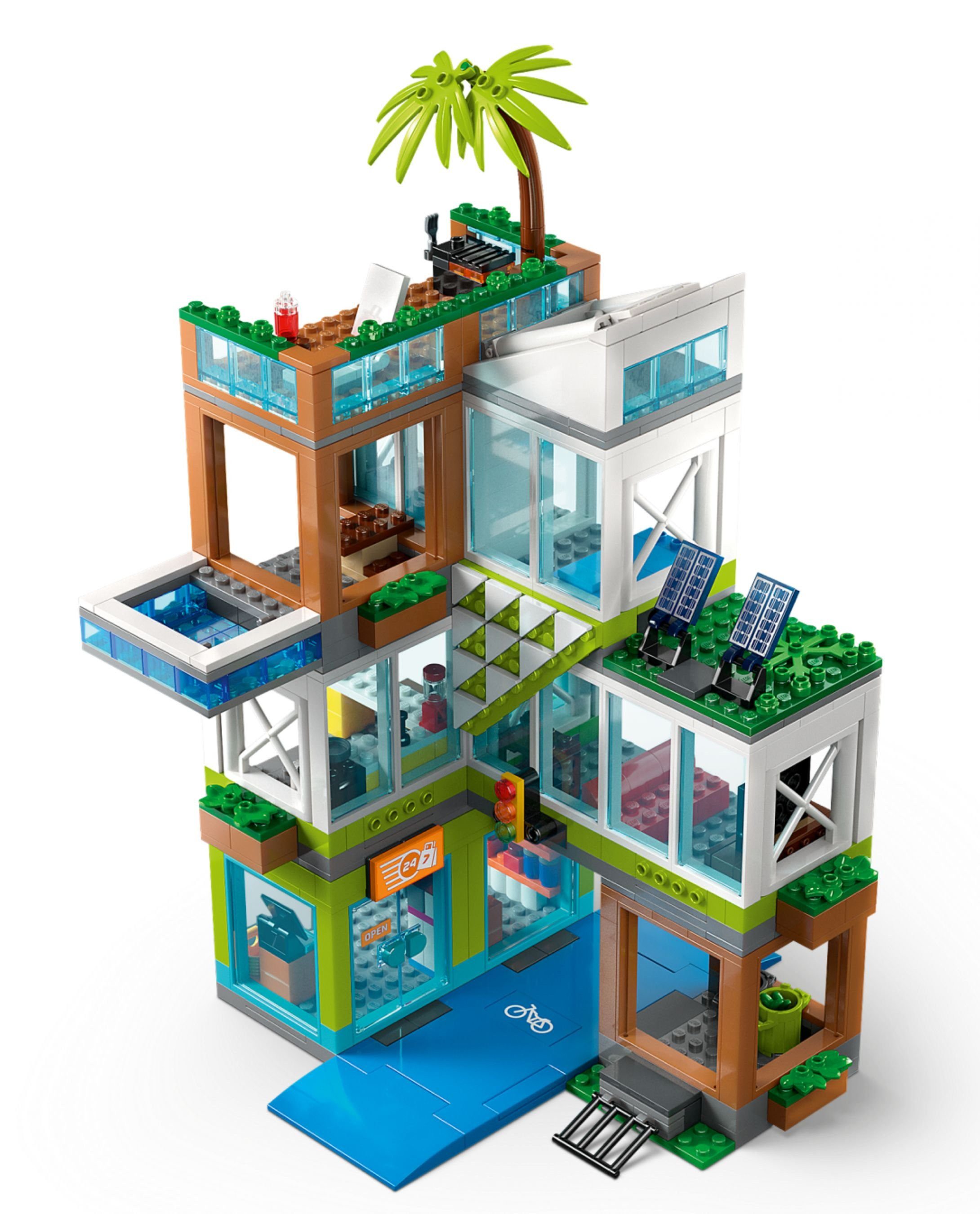 LEGO® City - Appartementhaus mit Solarmodulen (60365) Konstruktions-Spielse günstig online kaufen
