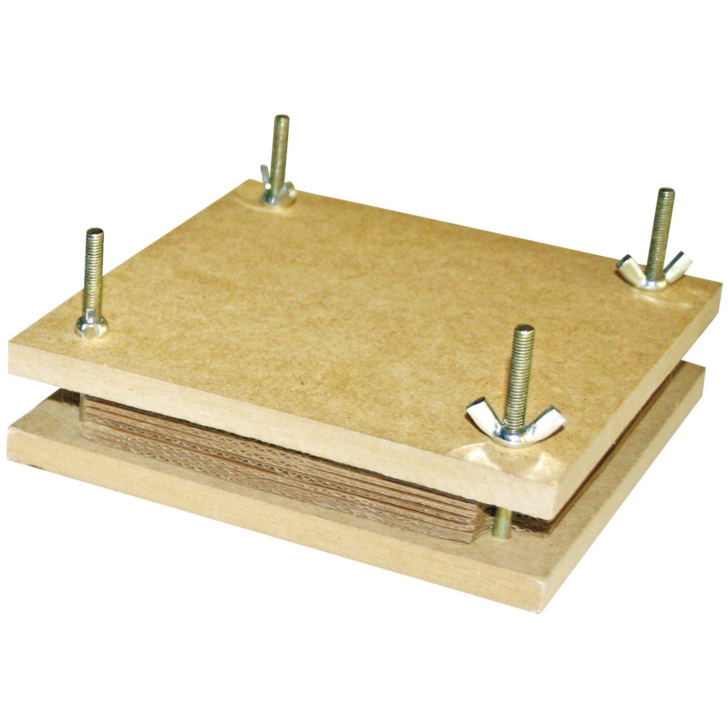 Spielzeug-Gartenset Blumenpresse, Holz, 14,5 x 14,5 x 4 cm