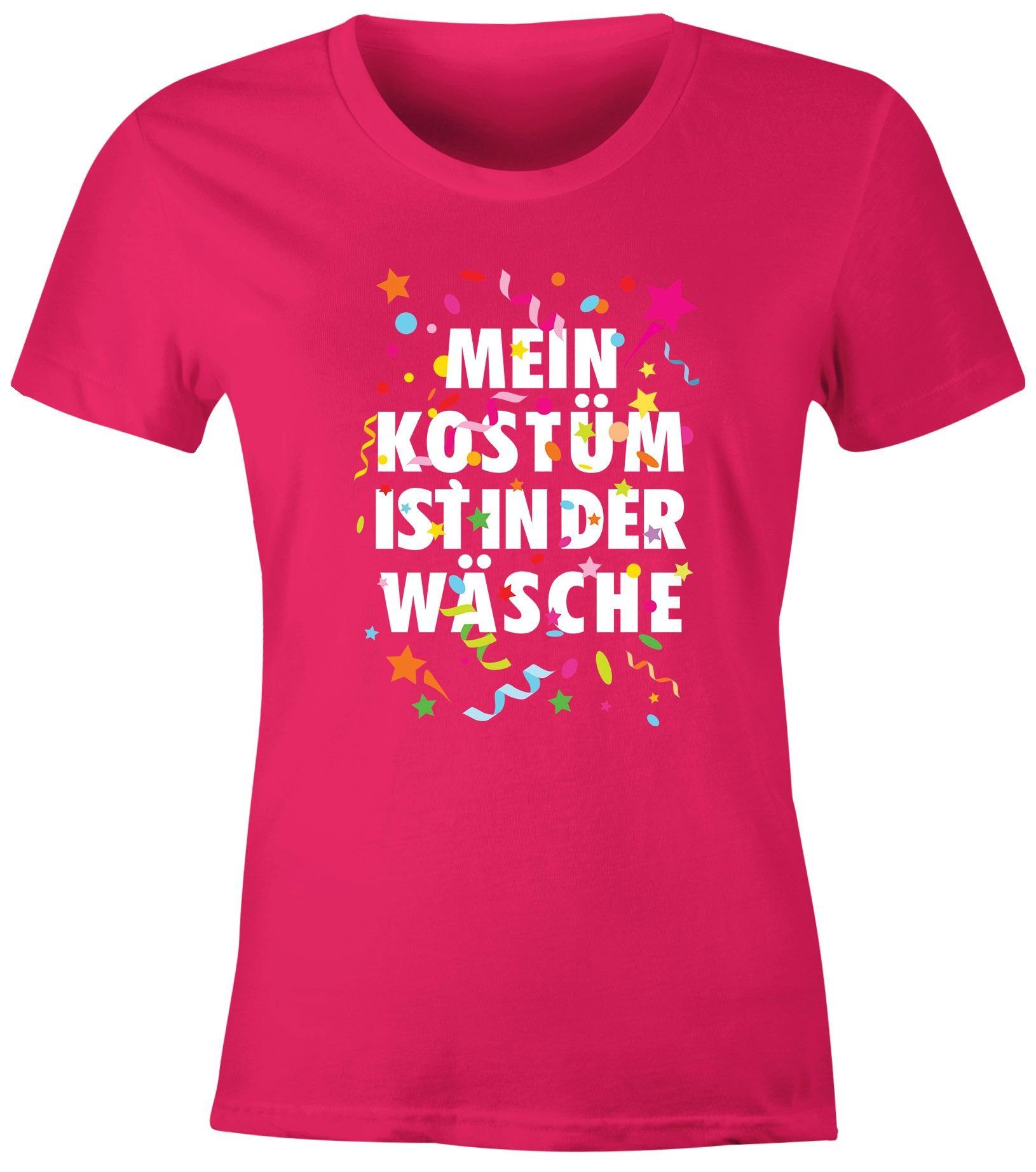 MoonWorks Print-Shirt Damen T-Shirt Fasching Karneval Kostüm Verkleidung La günstig online kaufen