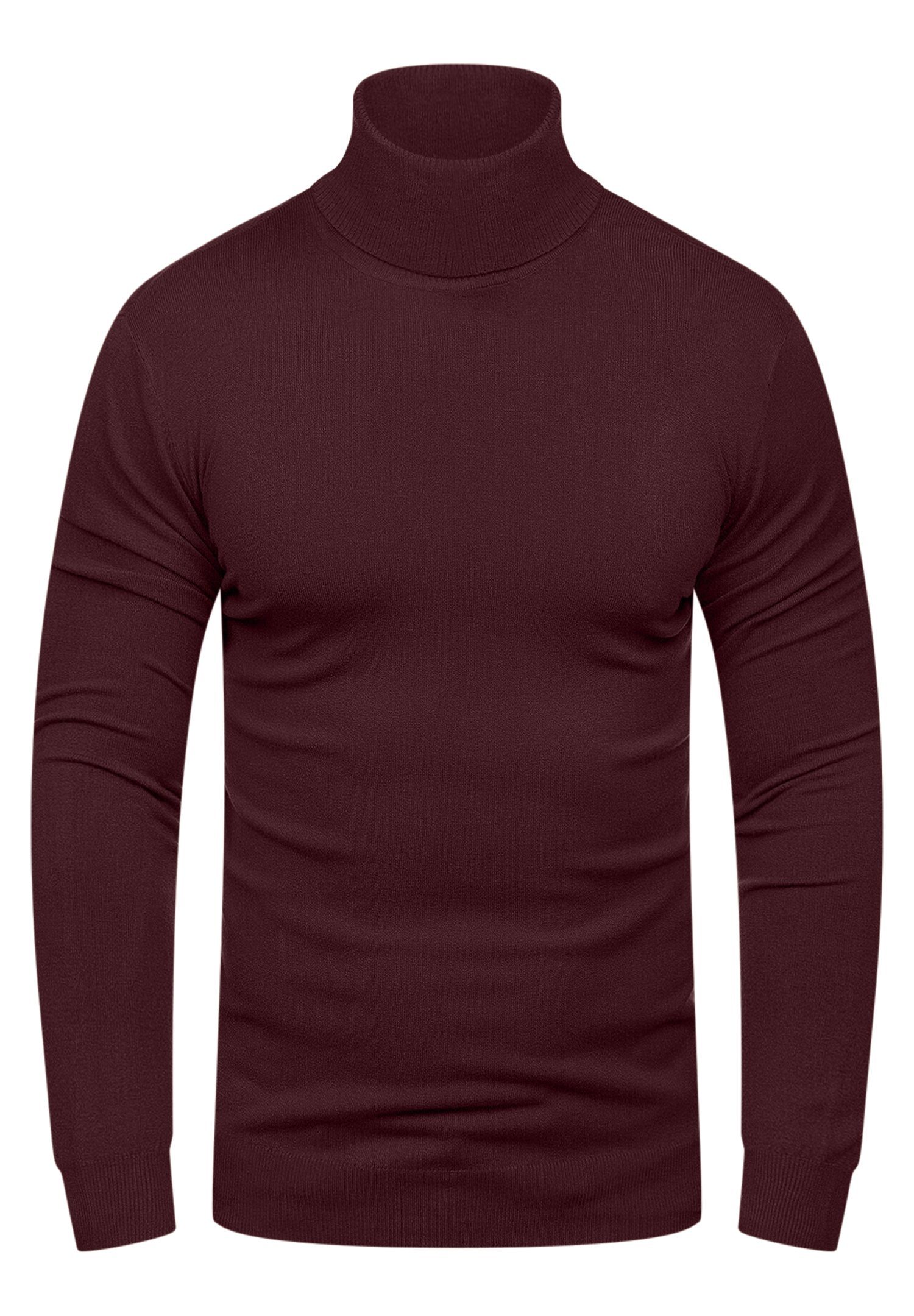behype Rollkragenpullover TIBERIUS im modischen Slim günstig online kaufen