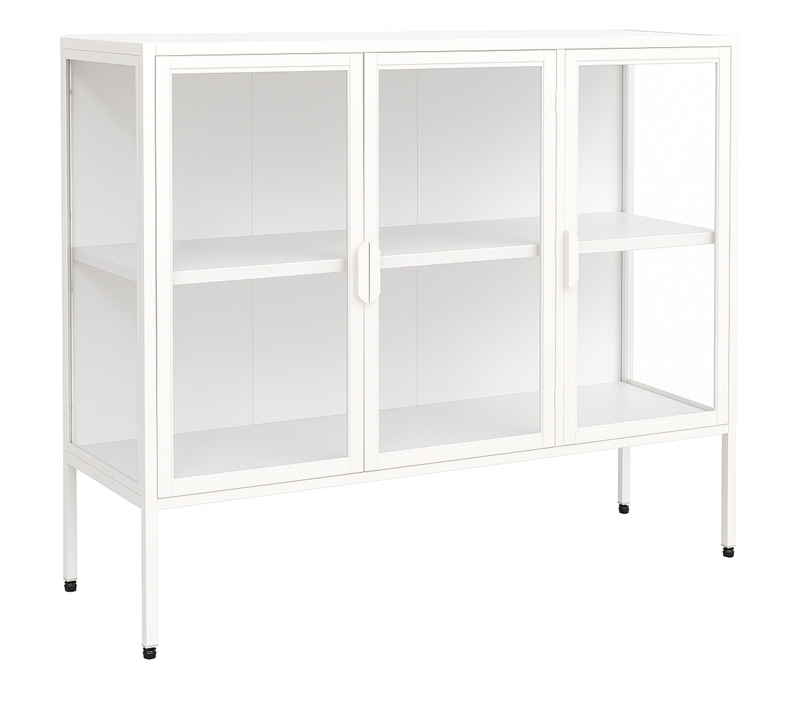 VCM Standvitrine Stahl Glas Vitrine Sideboard günstig online kaufen