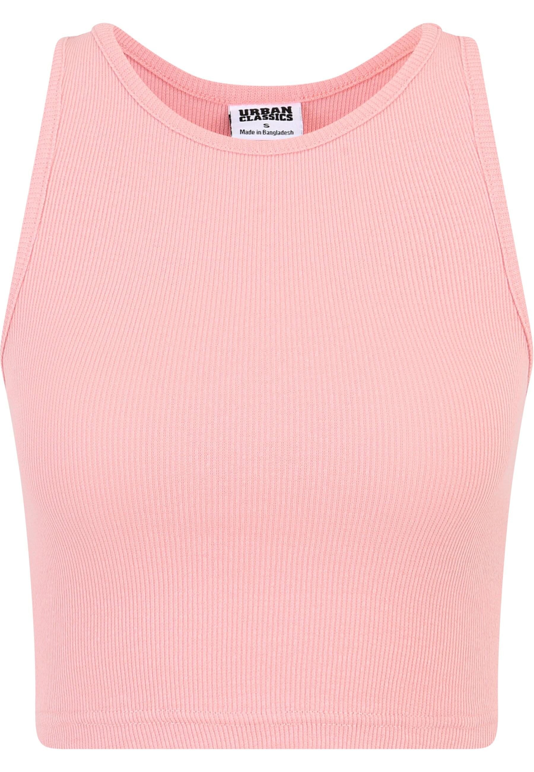 URBAN CLASSICS Muskelshirt Urban Classics Damen Ladies Cropped Rib Top 2-Pa günstig online kaufen