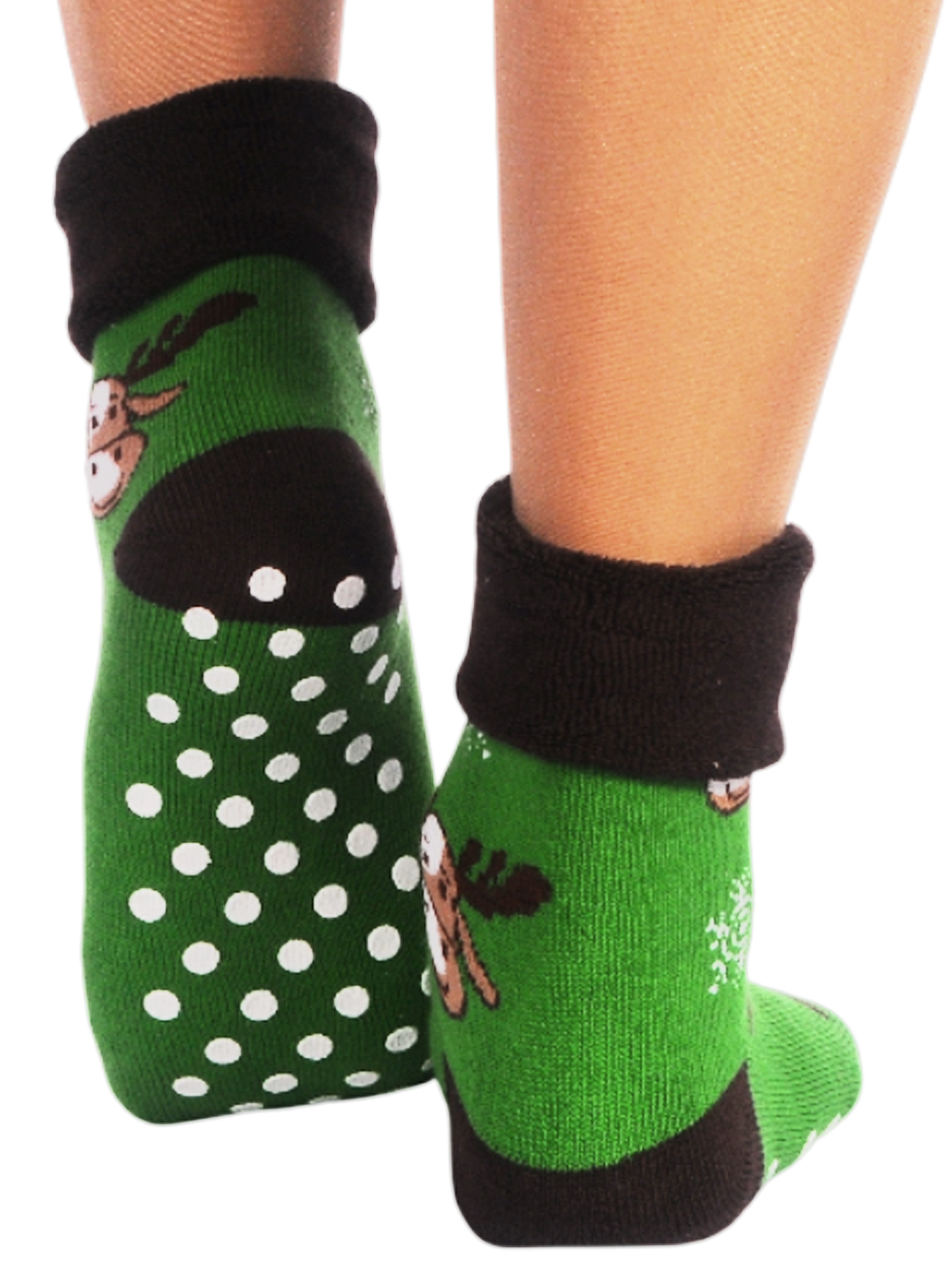 Martinex Haussocken Weihnachtssocken socks Antirutschsocken Frottee Socken mit ABS mit Weihnachtsmuster, 32 33 34 35 36 37 38 39 40 41 42