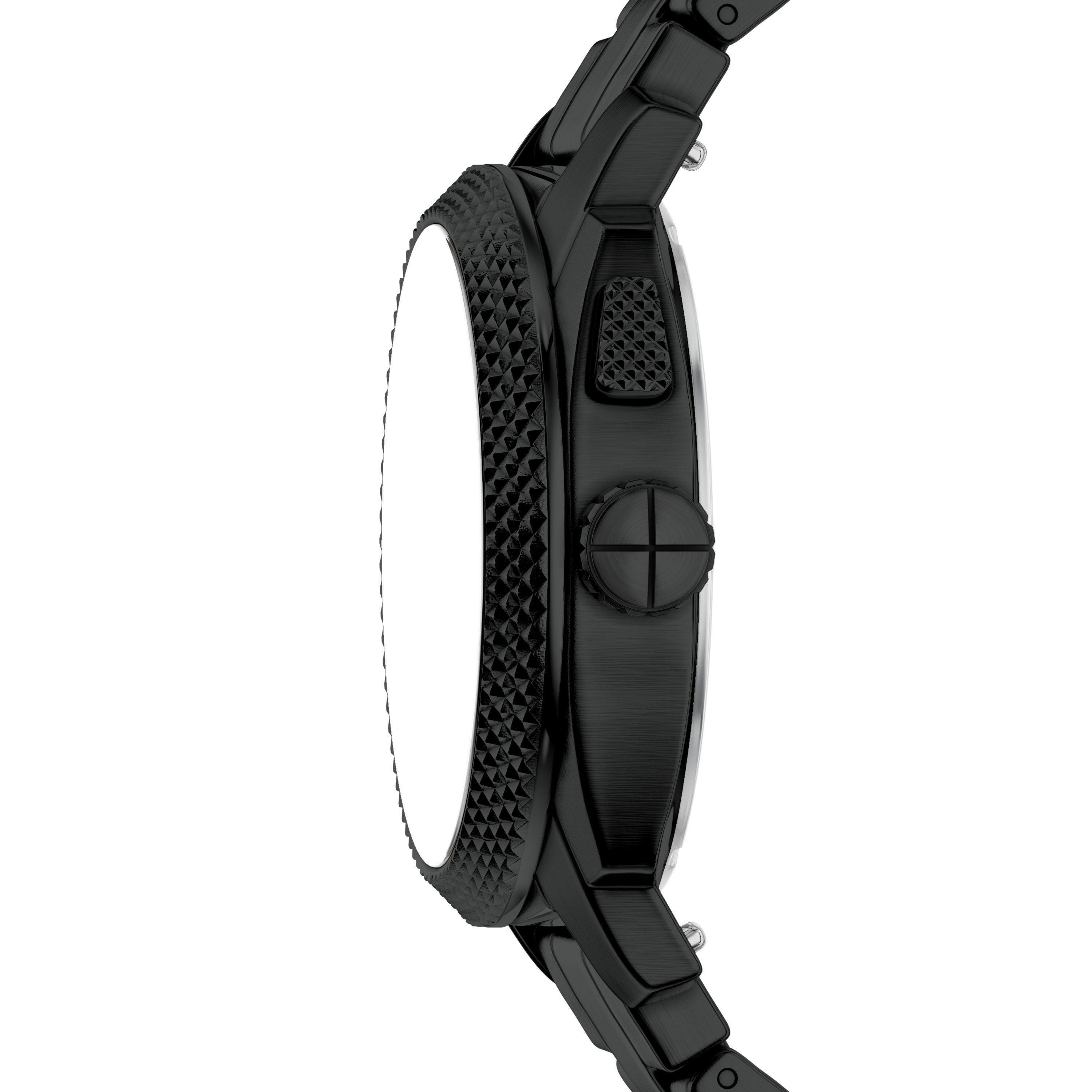 Fossil Quarzuhr Machine - Big Tic FS6156, Armbanduhr, Herrenuhr, Edelstahlarmband, analog, digital