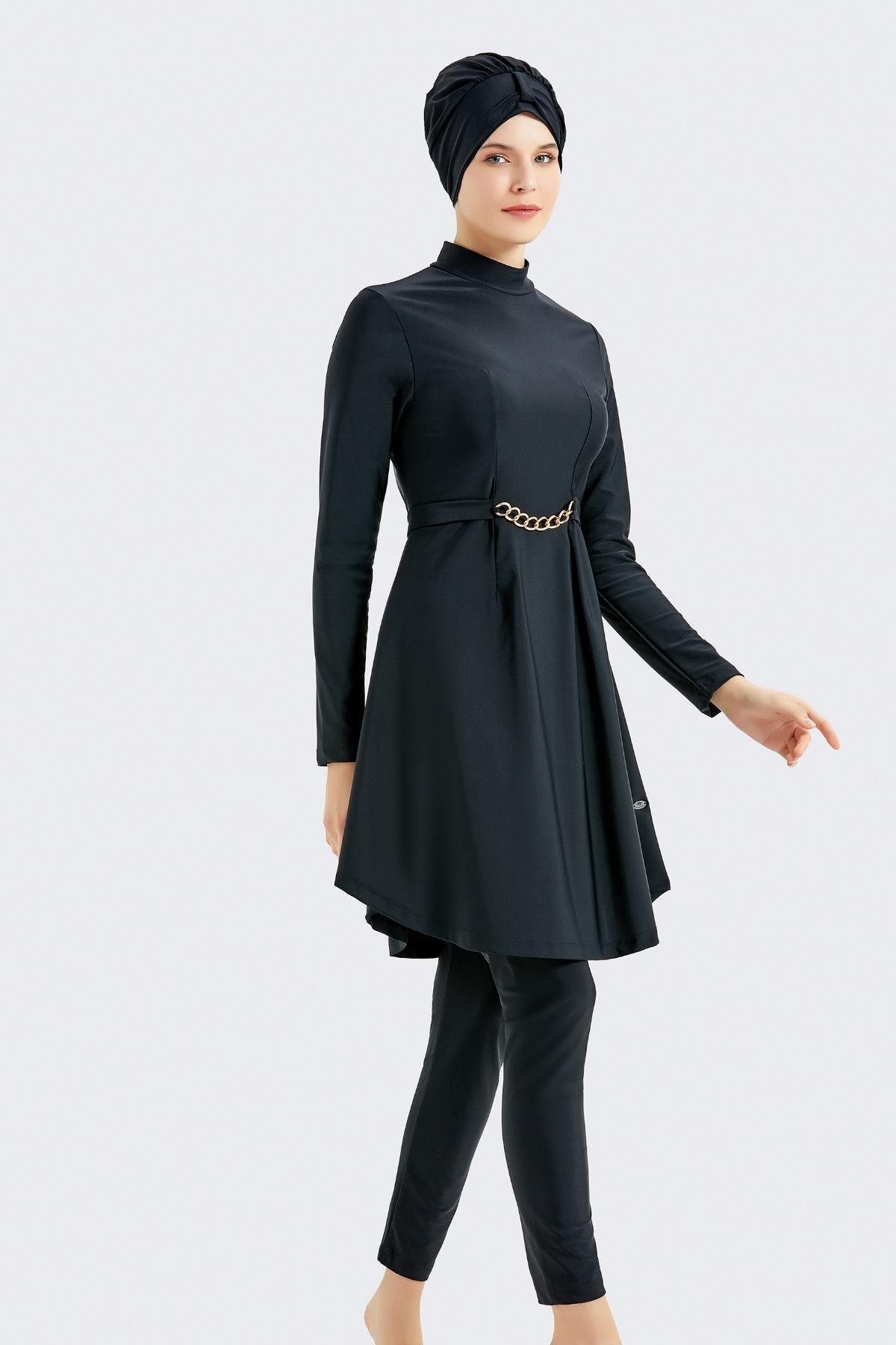 C&CITY Schwimmanzug Vollständige Abdeckung 4-teiliges Badeanzug-Set günstig online kaufen