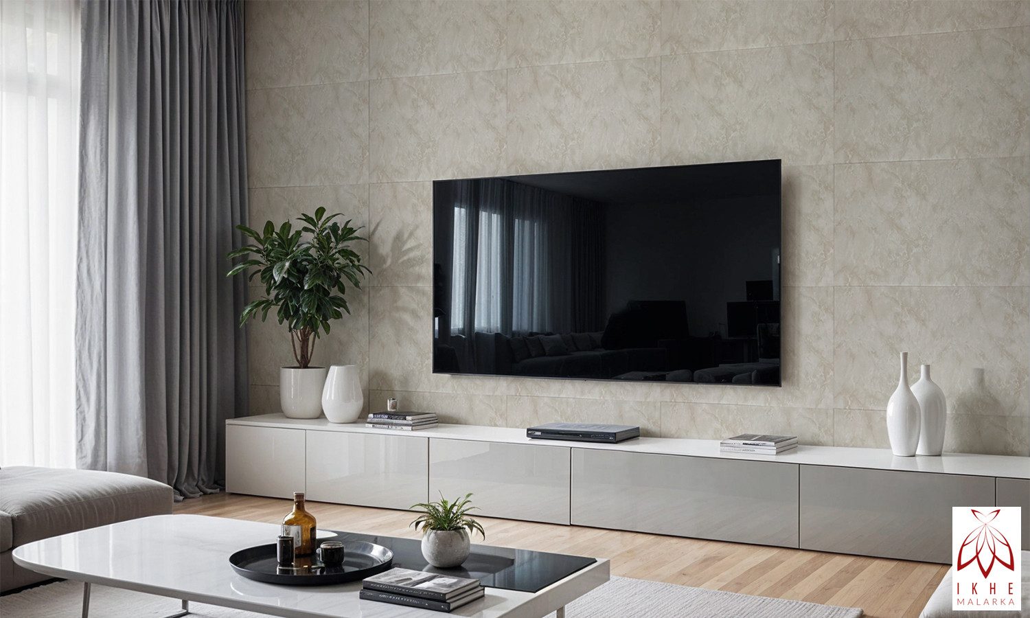IKHEMalarka 3D Wandpaneel Betonoptik Marmor Ziegel günstig online kaufen