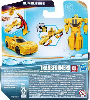 Hasbro Actionfigur Transformers EarthSpark, 1-Step Flip Changer Bumblebee