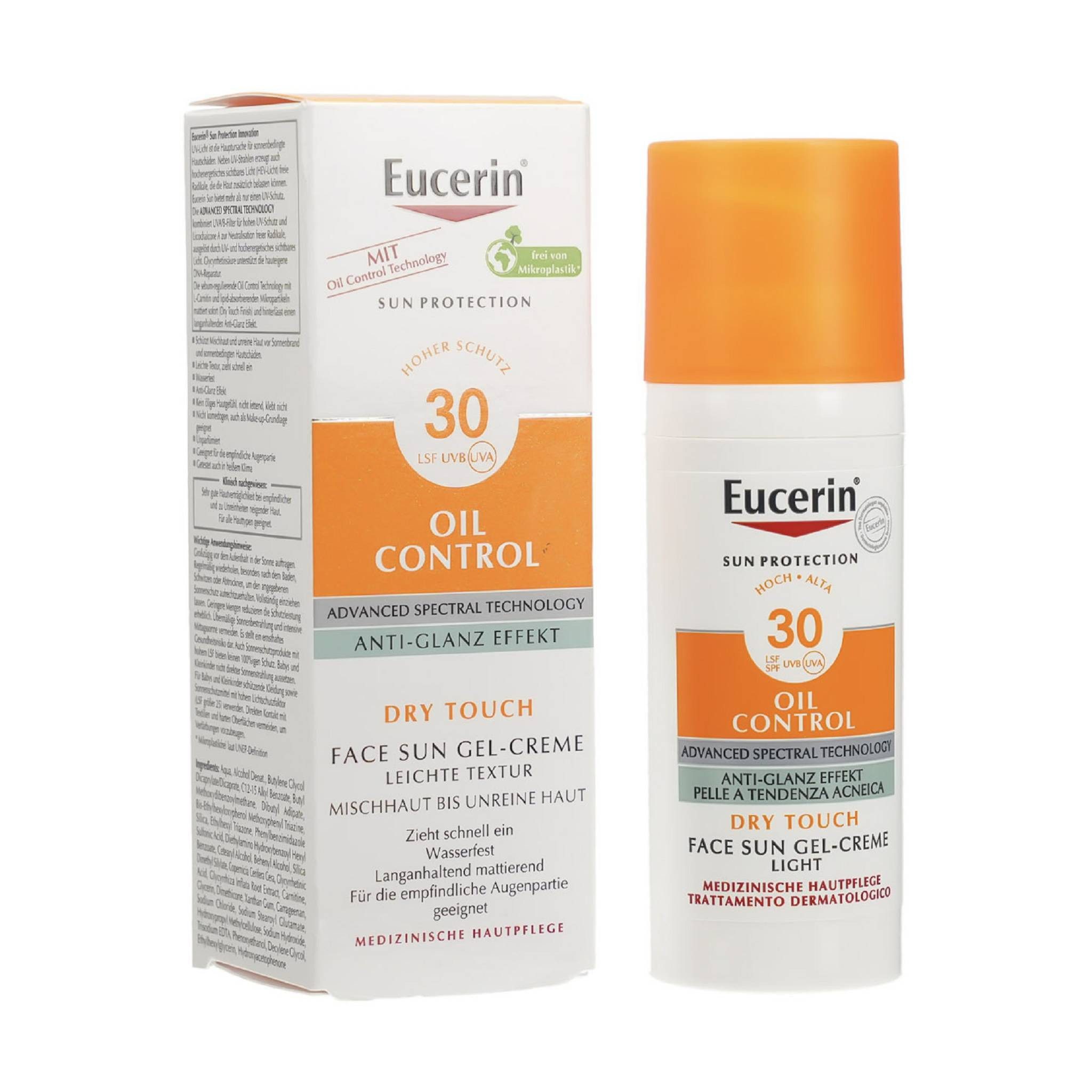 Beiersdorf AG Sonnenschutzcreme EUCERIN Sun Gel-Creme Oil Contr.Anti-Gl.Eff.LSF 30