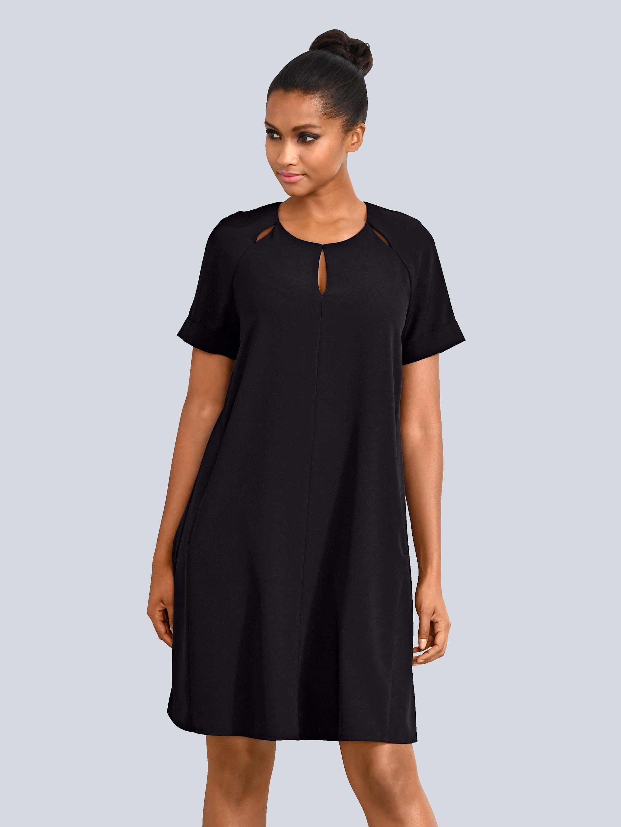 Alba Moda Kleid in A-Linie, Kurzarm mit kleinem Aufschlag online kaufen |  OTTO