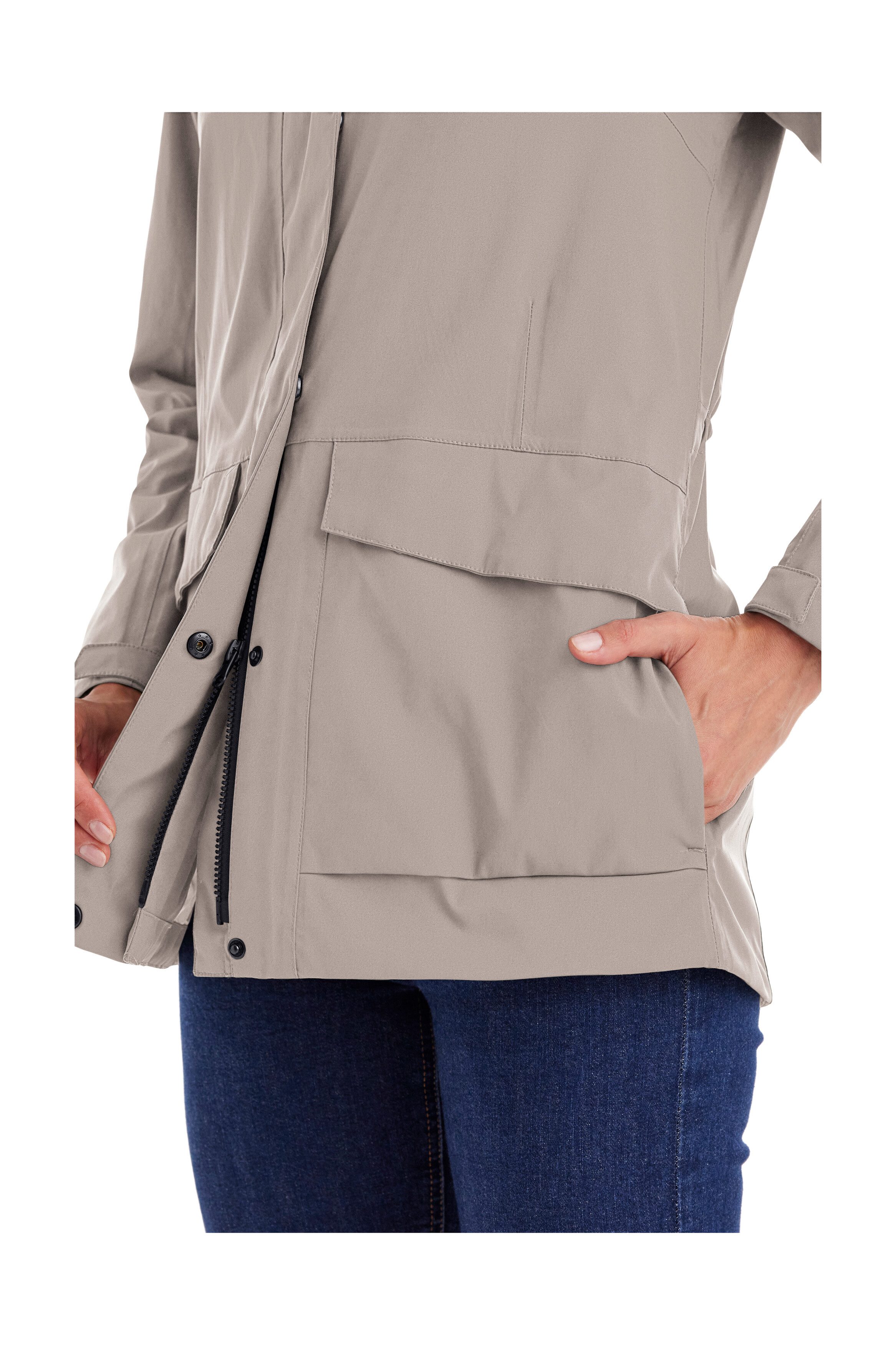 G.I.G.A. DX by killtec Funktionsjacke GS 54 WMN JCKT Wasserdicht, atmungsaktiv, recycelte Materialien, abnehmbare Kapuze – Bild 4 von 5