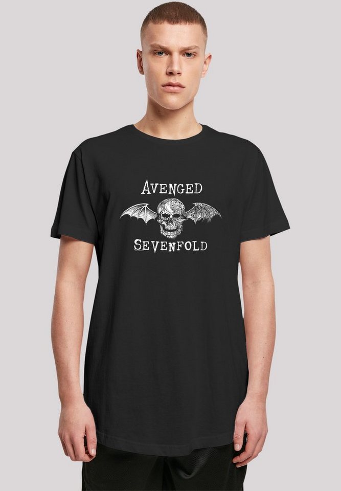 F4NT4STIC T-Shirt Avenged Sevenfold Rock Metal Band Cyborg Bat Premium  Qualität, Band, Rock-Musik, Extra lang geschnittenes Herren T-Shirt