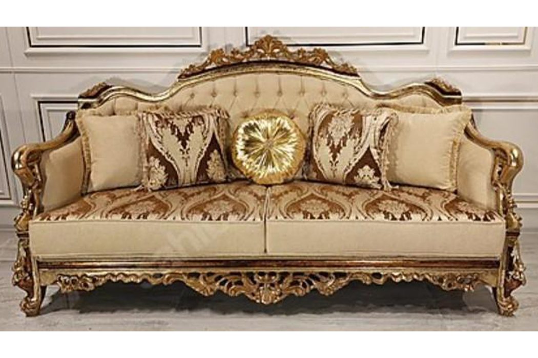 JVmoebel Sofa, 3+1 Polstermöbel Neu Klassische Sofagarnitur Chesterfield Design